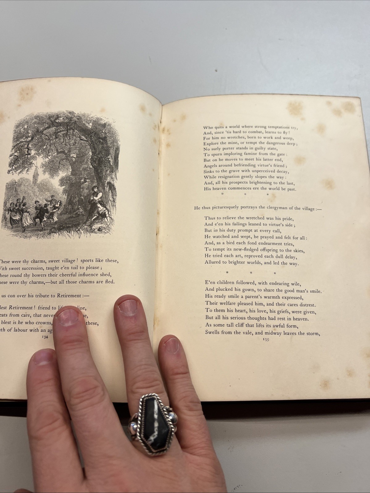 Antique Book “Illustrated A Festival Of Song” By The Greatest Poets~F. Saunders