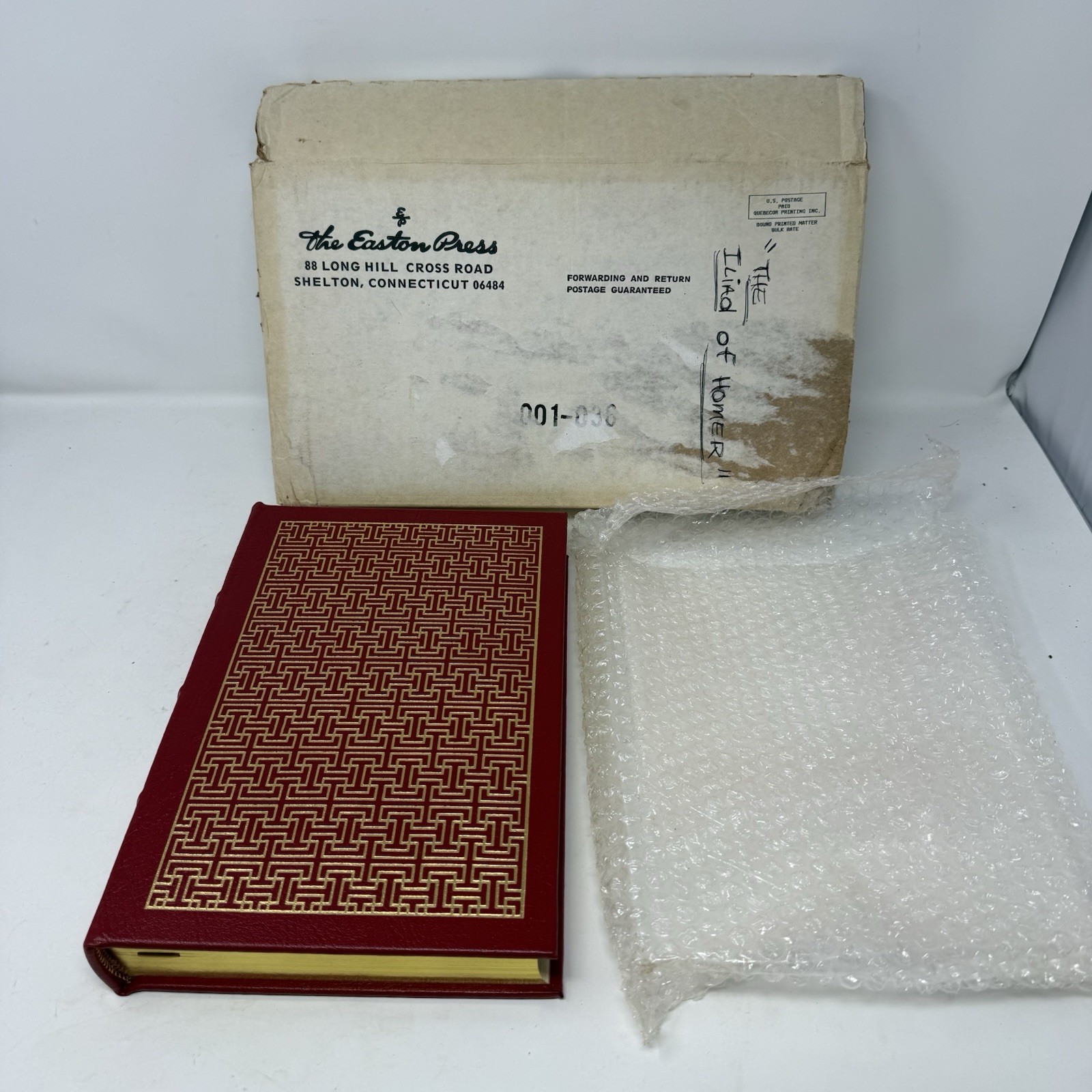 EASTON PRESS THE ILIAD OF HOMER LEATHER BOUND COLLECTOR’S EDITION – Unused W Box
