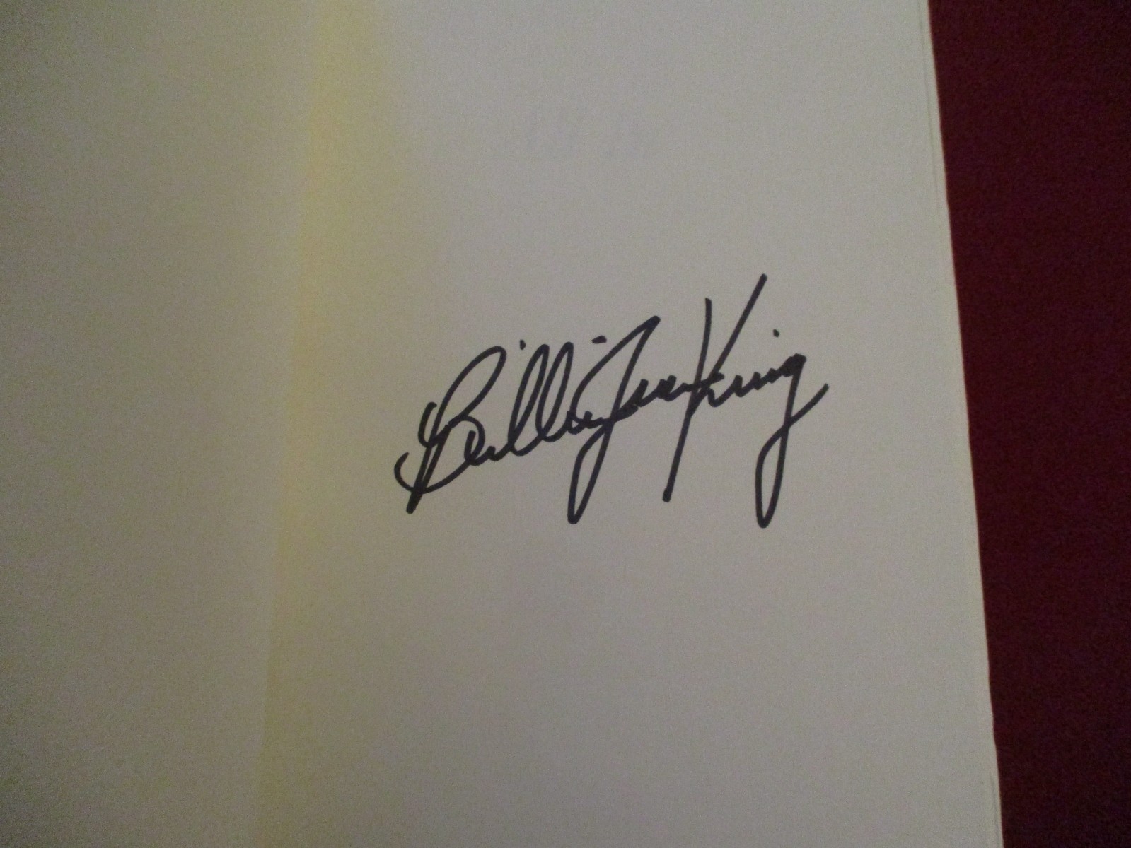 SIGNED ~ All in by Billie Jean King (2021) First Edition Hardcover Book