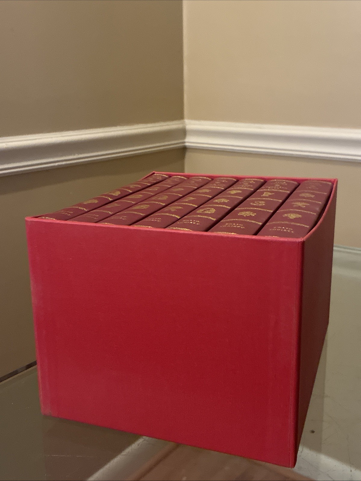 Jane Austen Folio Society Red Hardcover Set 7 Novels – Complete & Pristine 1975