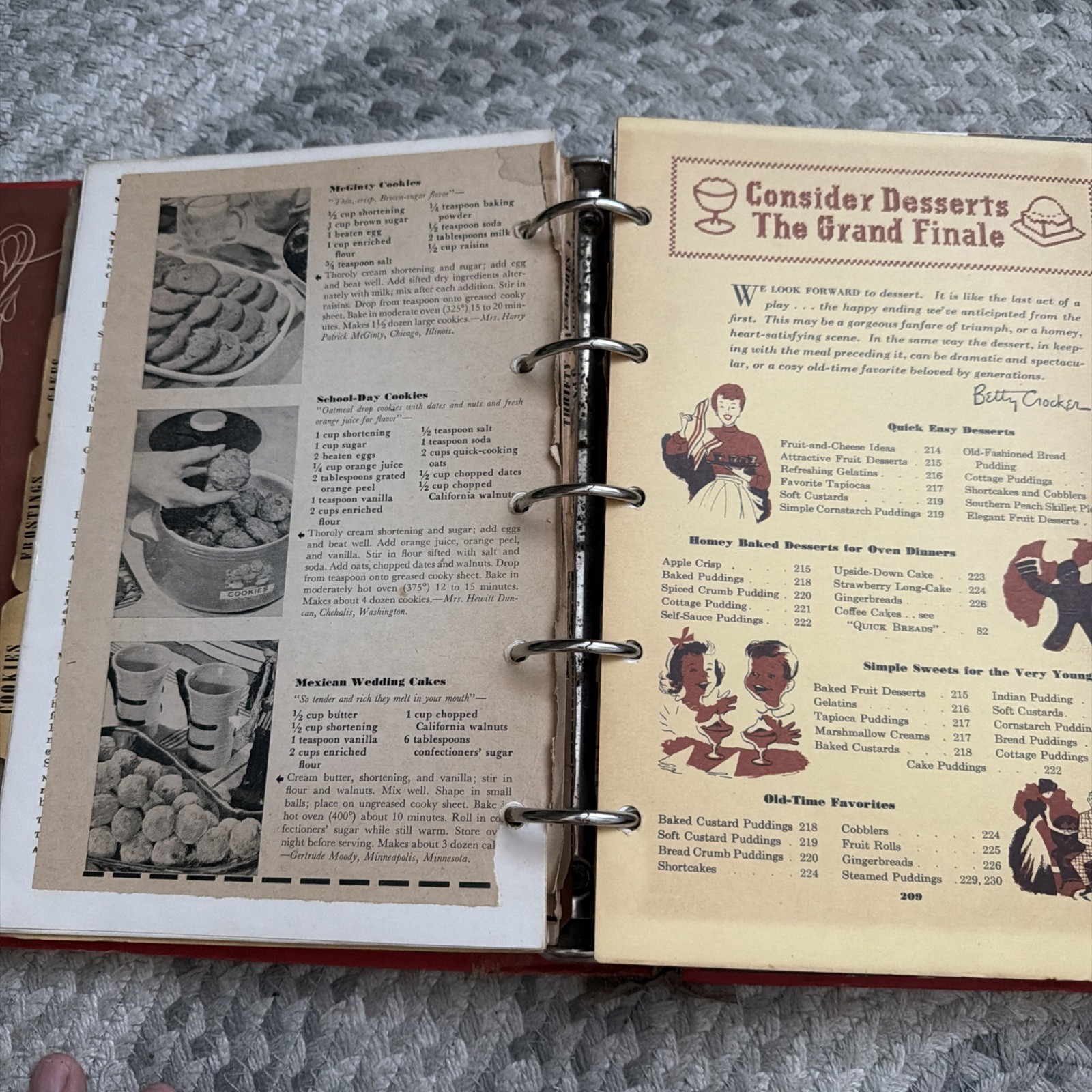 Vtg Betty Crocker’s Picture Cook Book 1950 First Edition 3rd Printing Hardcover
