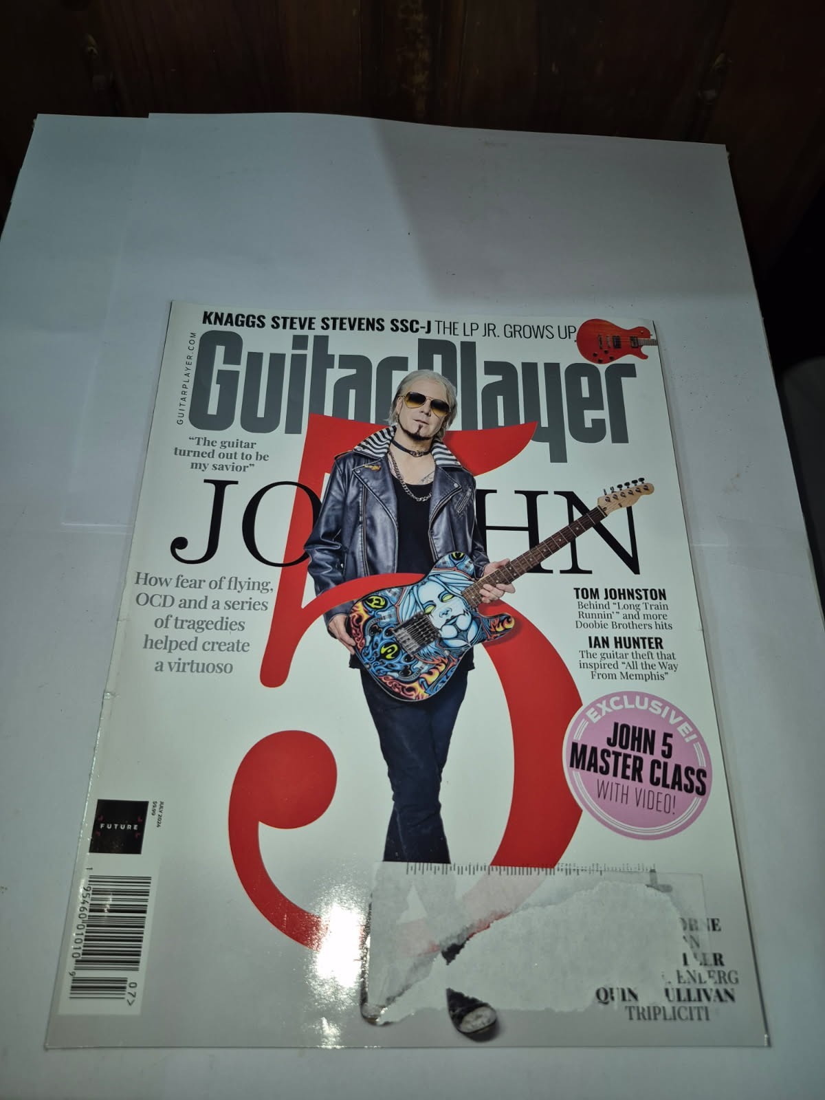 GUITAR PLAYER MAGAZINE JULY 2024 JOHN 5 OT18