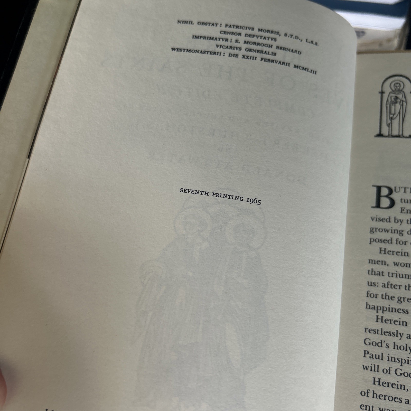 Butler’s Lives of the Saints Complete Edition 4 vol – Thurston & Attwater (1966)