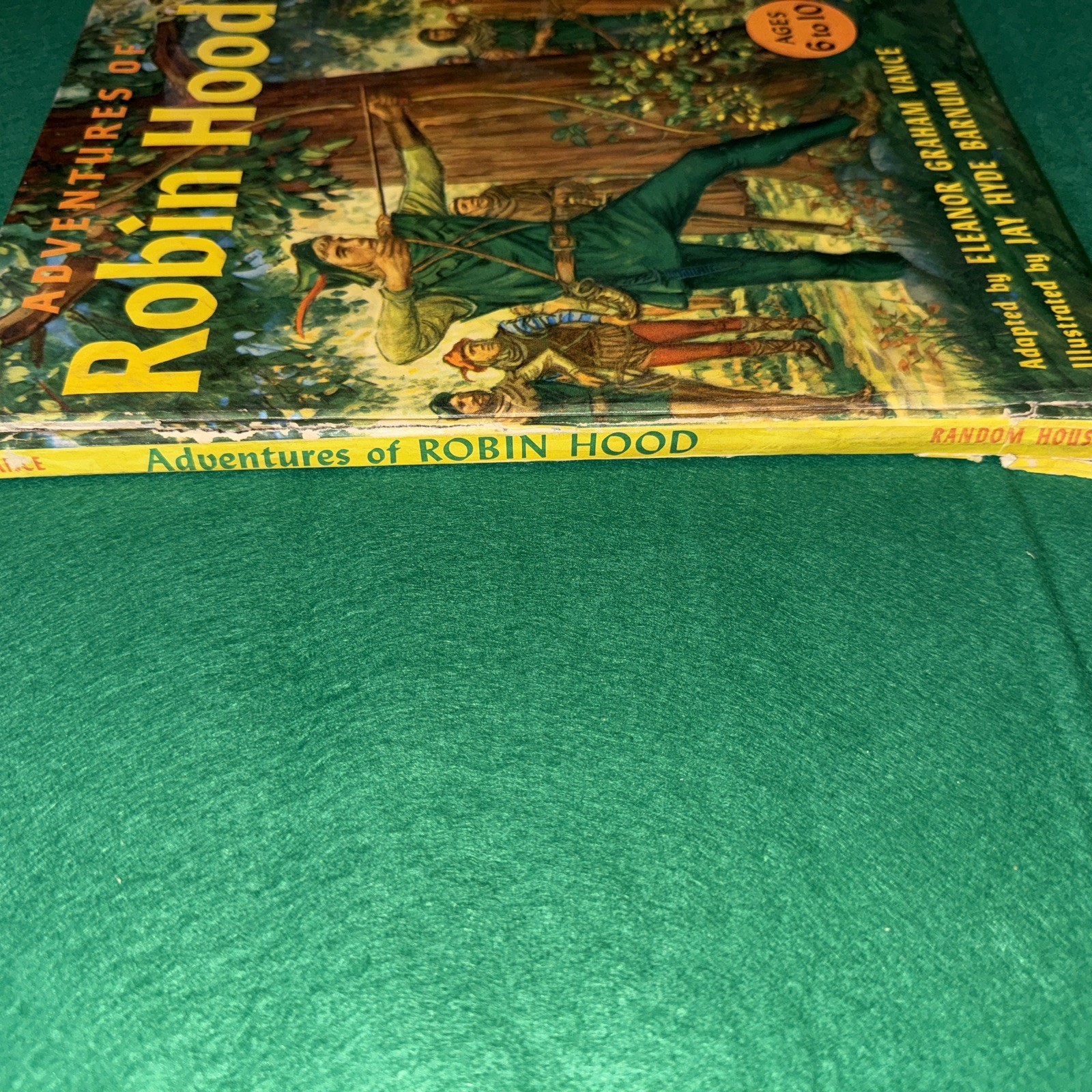 Vtg. 1953 Adventures of Robin Hood by Eleanor Graham Vance Childrens Book