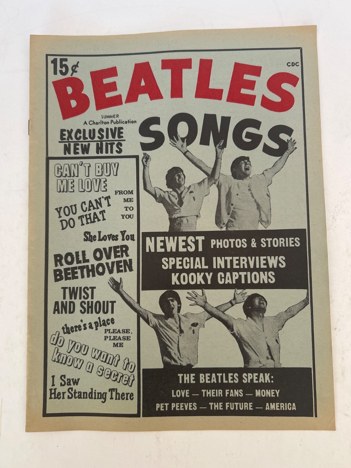 Nice Rare Collector’s 1964 Beatles Fanzine of Songs Vol 1 #2 ex condition