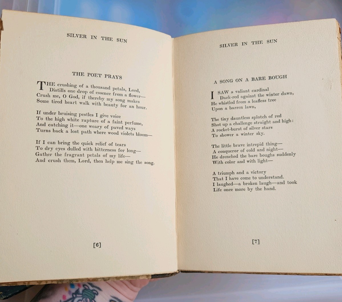 Two Autographed Poetry Books And Newspaper Clippings Of Grace Noll Crowell