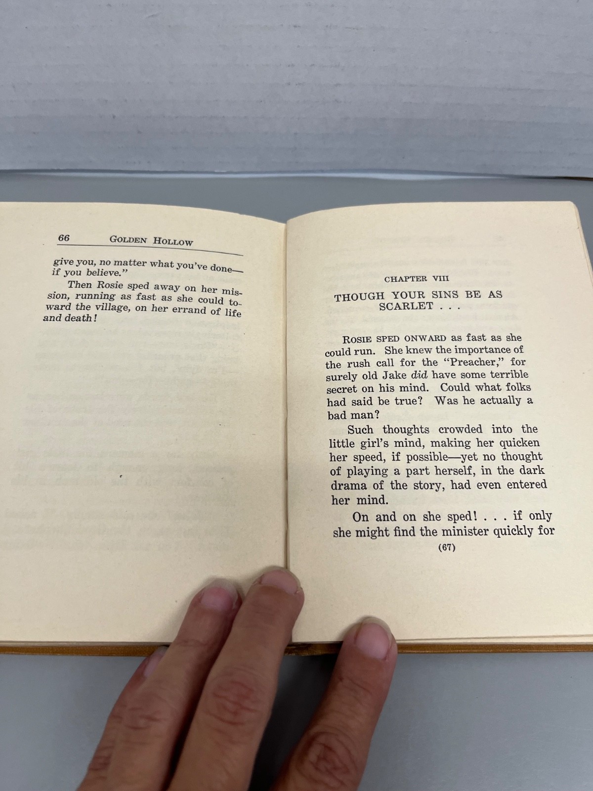Vintage Book: Golden Hollow by Kathleen Hay, Juvenile Fiction, Christian