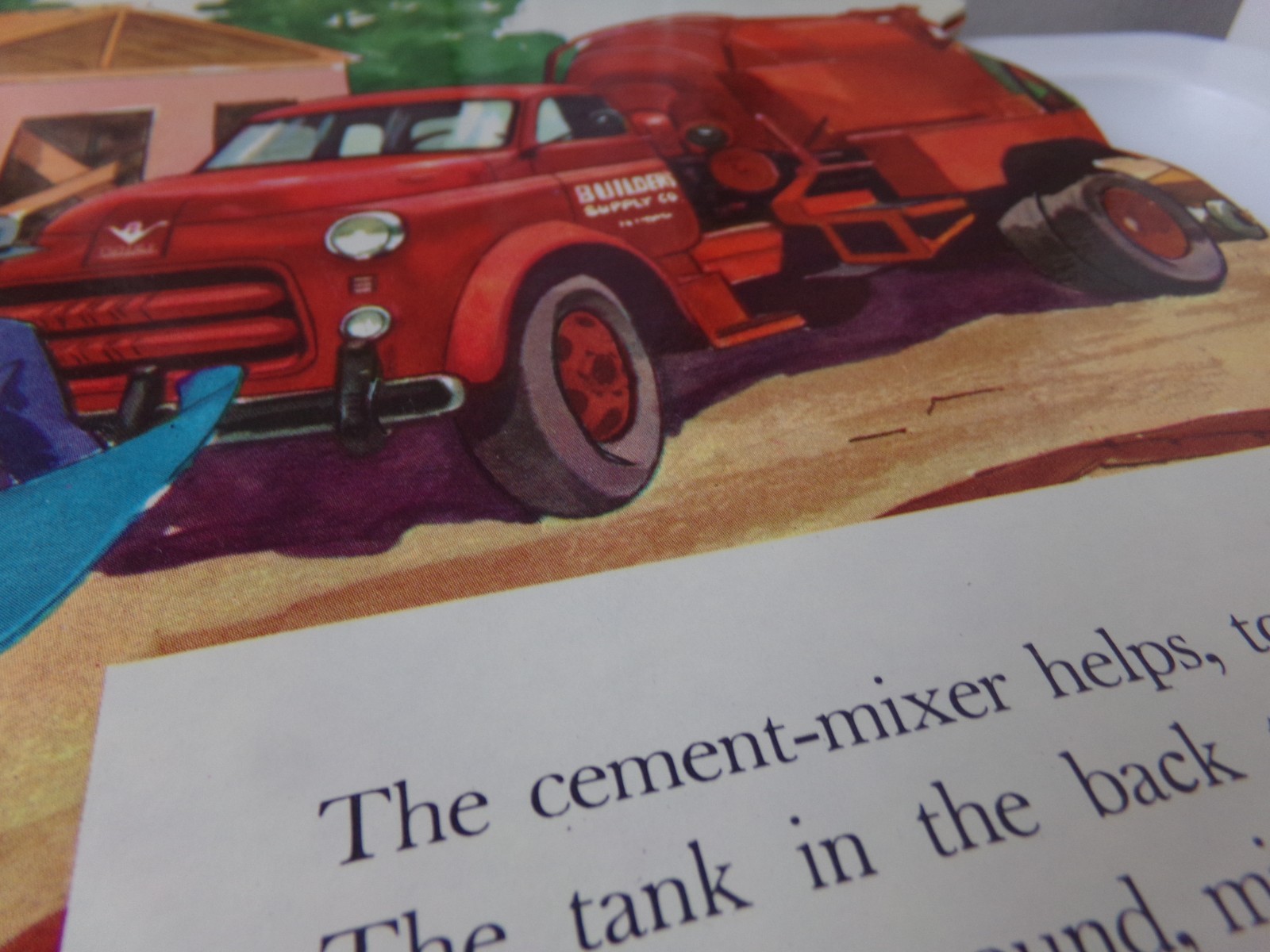 Trucks A Sturdi-Contour Book Vtg Wonder Picture Board Book Made in USA Toddler $