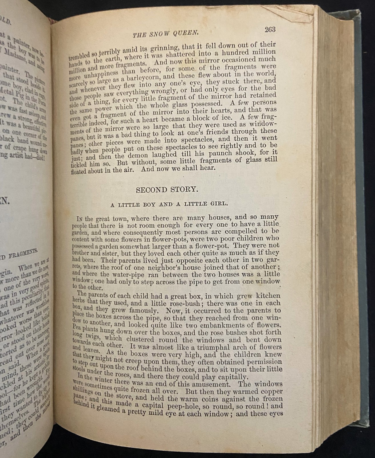ANDERSEN’S FAIRY TALES Stories for the Household: Antique Victorian Book