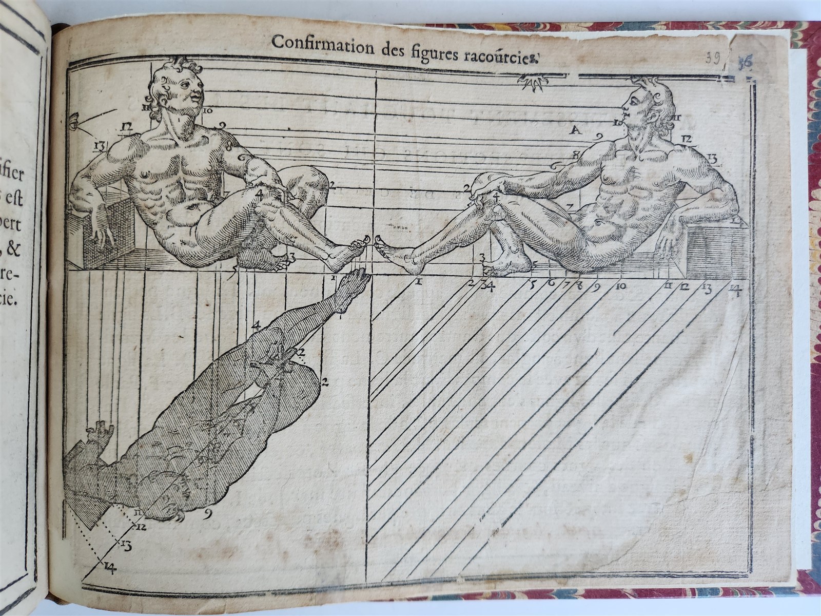 1676 DRAWING BOOK by Jean Cousin antique ILLUSTRATED w/ 33 MAGNIFICENT WOODCUTS