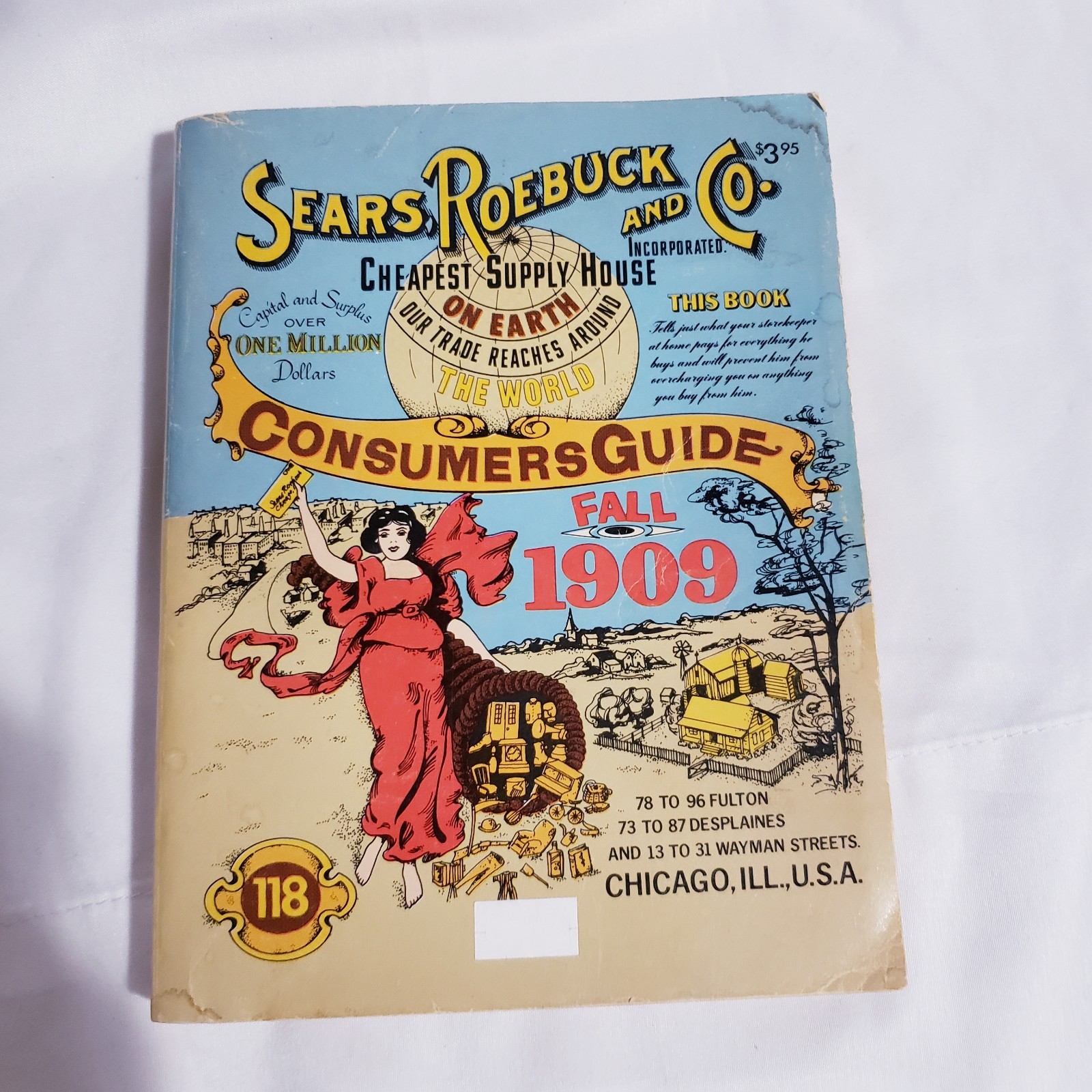 Vintage Sears Roebuck & Co 1909 Catalog Consumer’s Guide Ventura Books 1979 PB