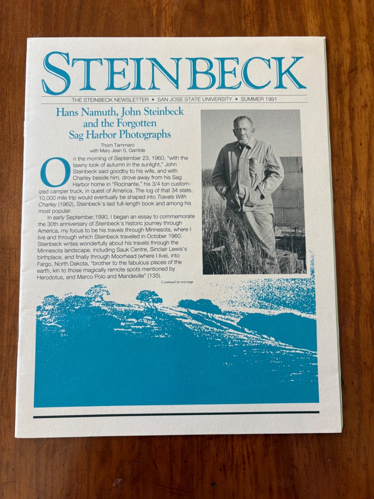 SEVEN JOHN STEINBECK NEWSLETTERS 1987-1992 SAN JOSE STATE UNIVERSITY FINE!