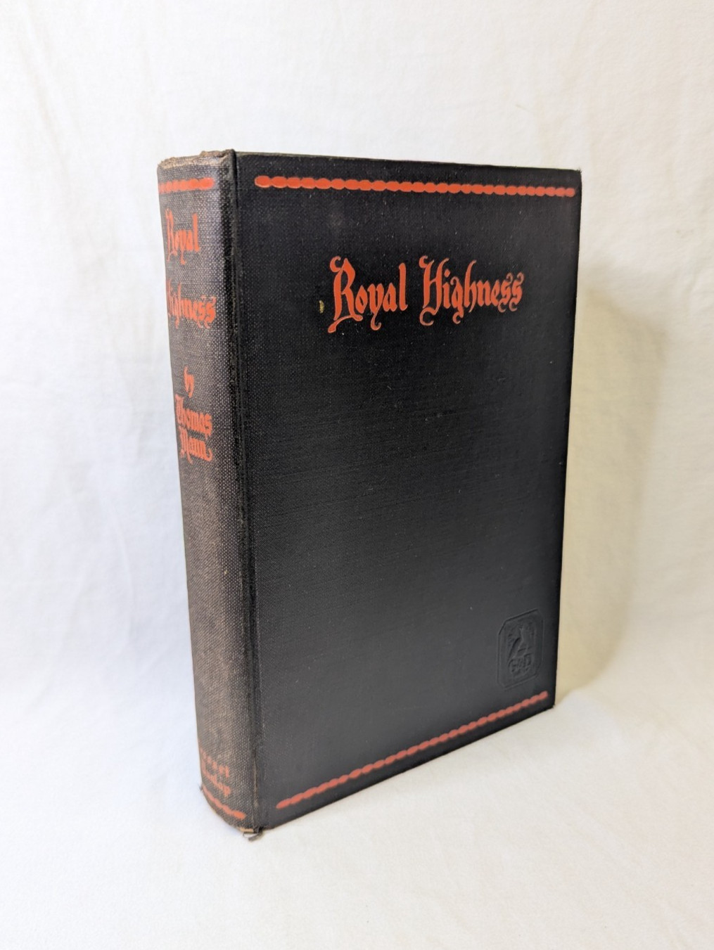 Vintage Royal Highness Thomas Mann Grosset & Dunlap Reprint Hardcover 1909