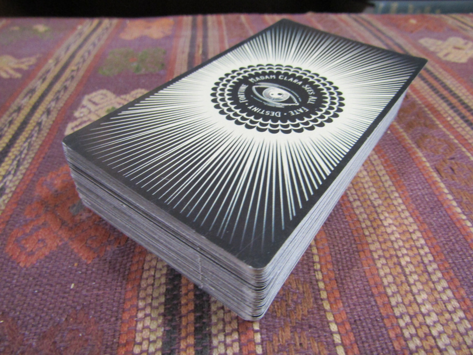 MADAM CLARA SEES ALL FORTUNE TAROT DECK AND DRAWSTRING BAG Kickstarter First Ed
