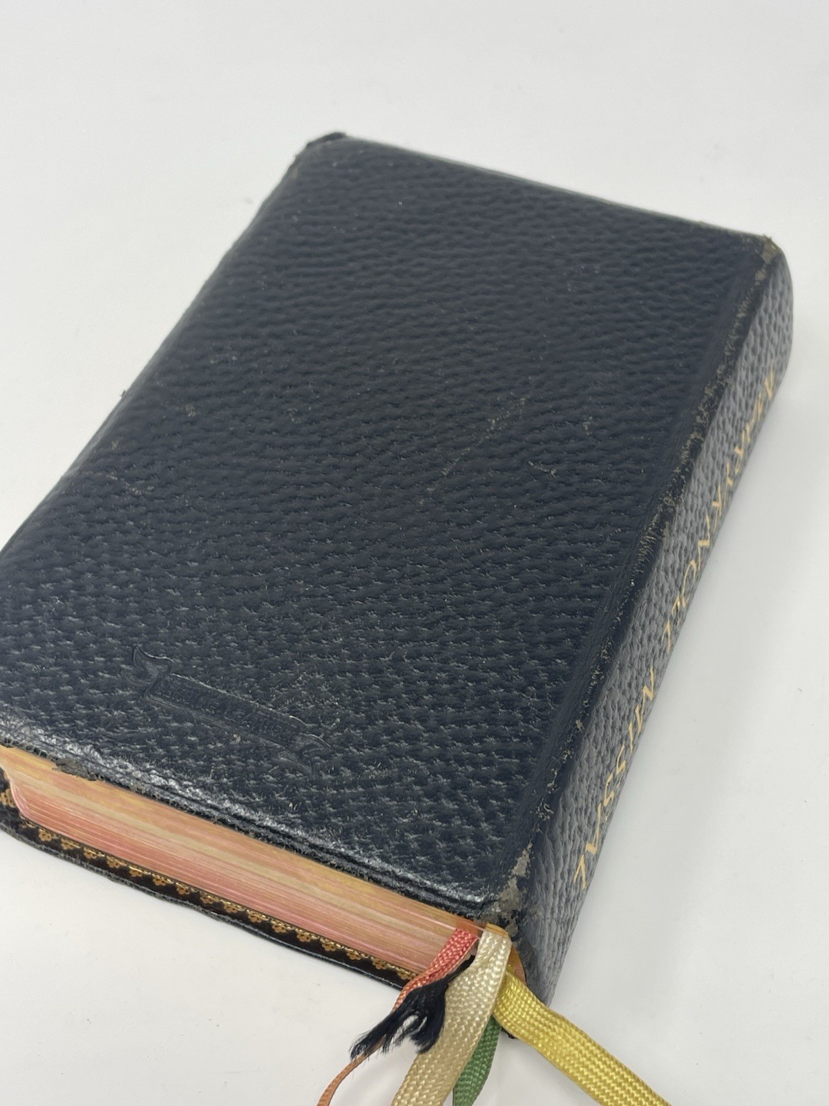 MARYKNOLL Daily MISSAL Of The Mystical Body 1957 Leather Illustrated VTG