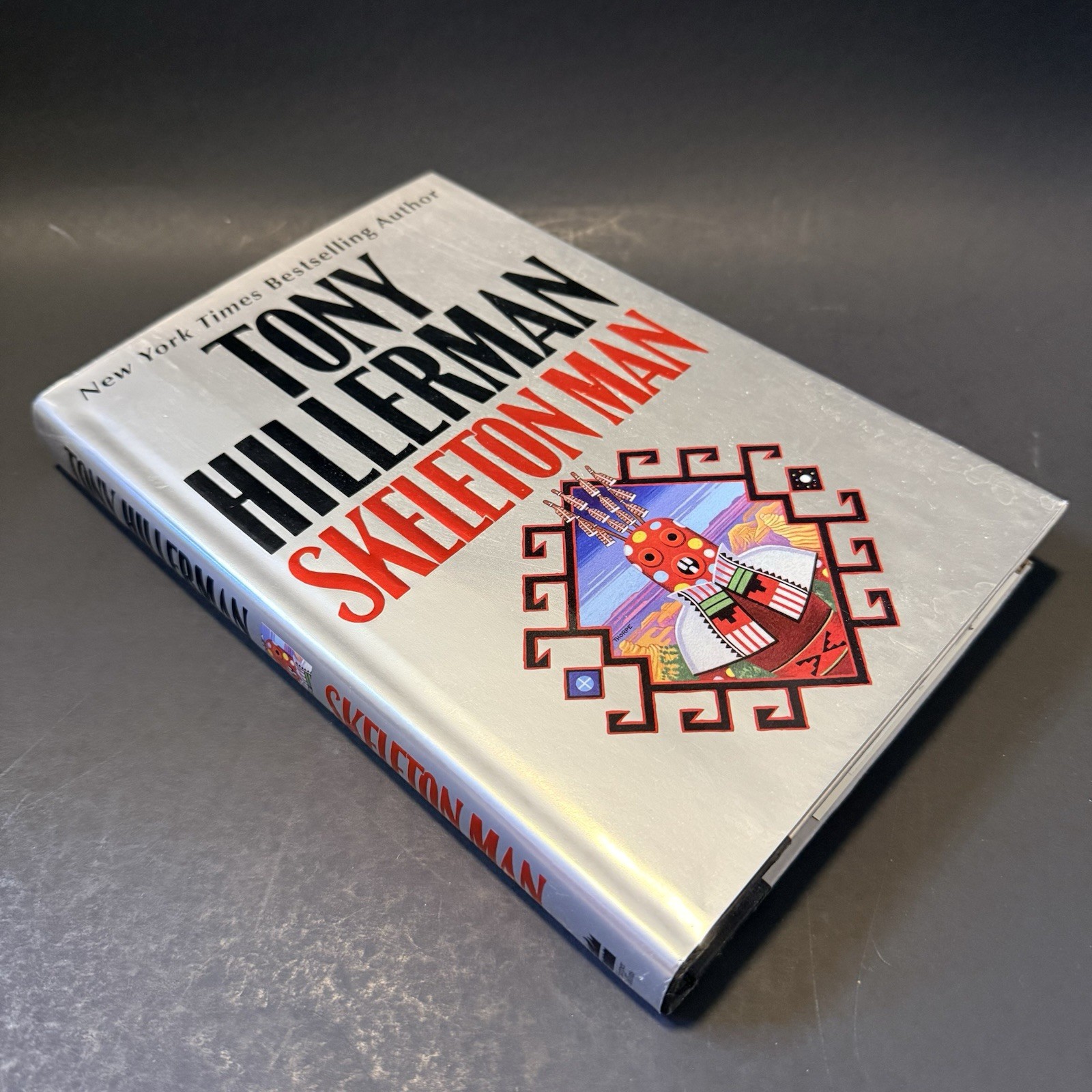 Signed Tony Hillerman Skeleton Man First Edition 1st Printing HC DJ 2004