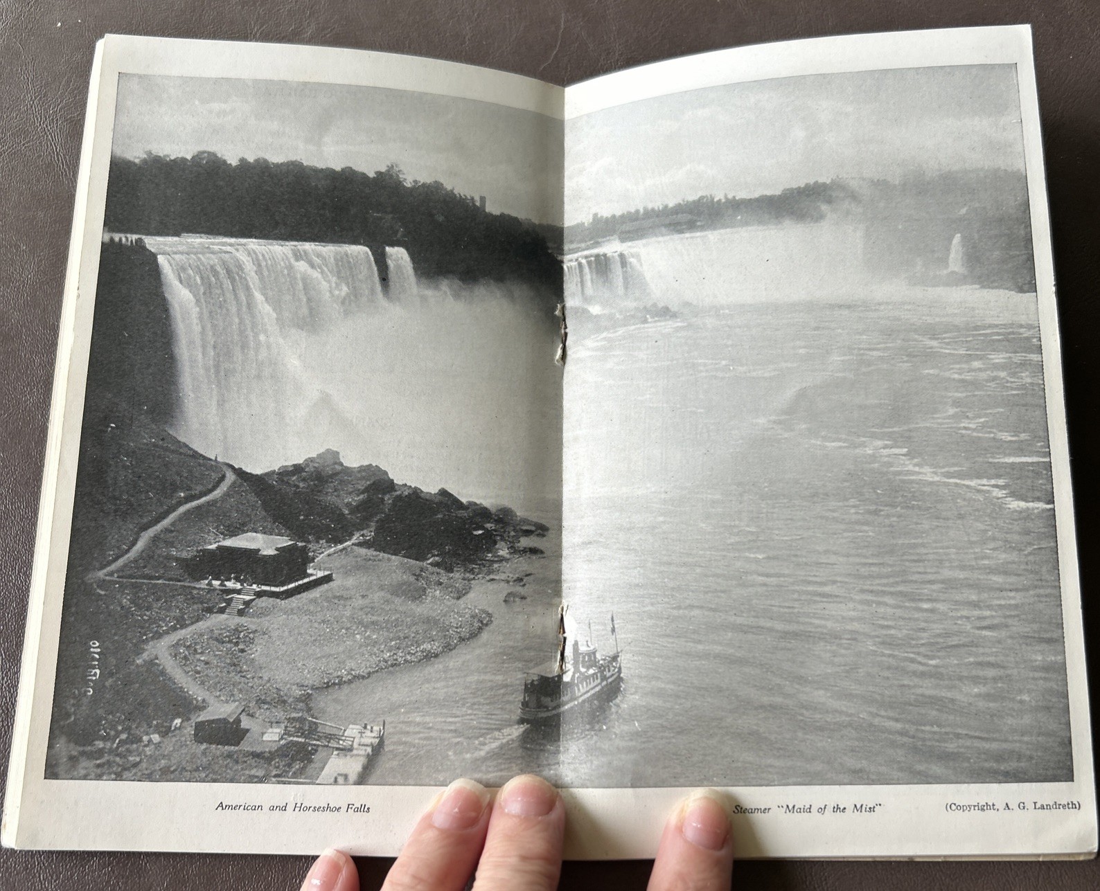 Antique 1924 The New Guide And Key To Niagara Falls Travel Guide And Pictures