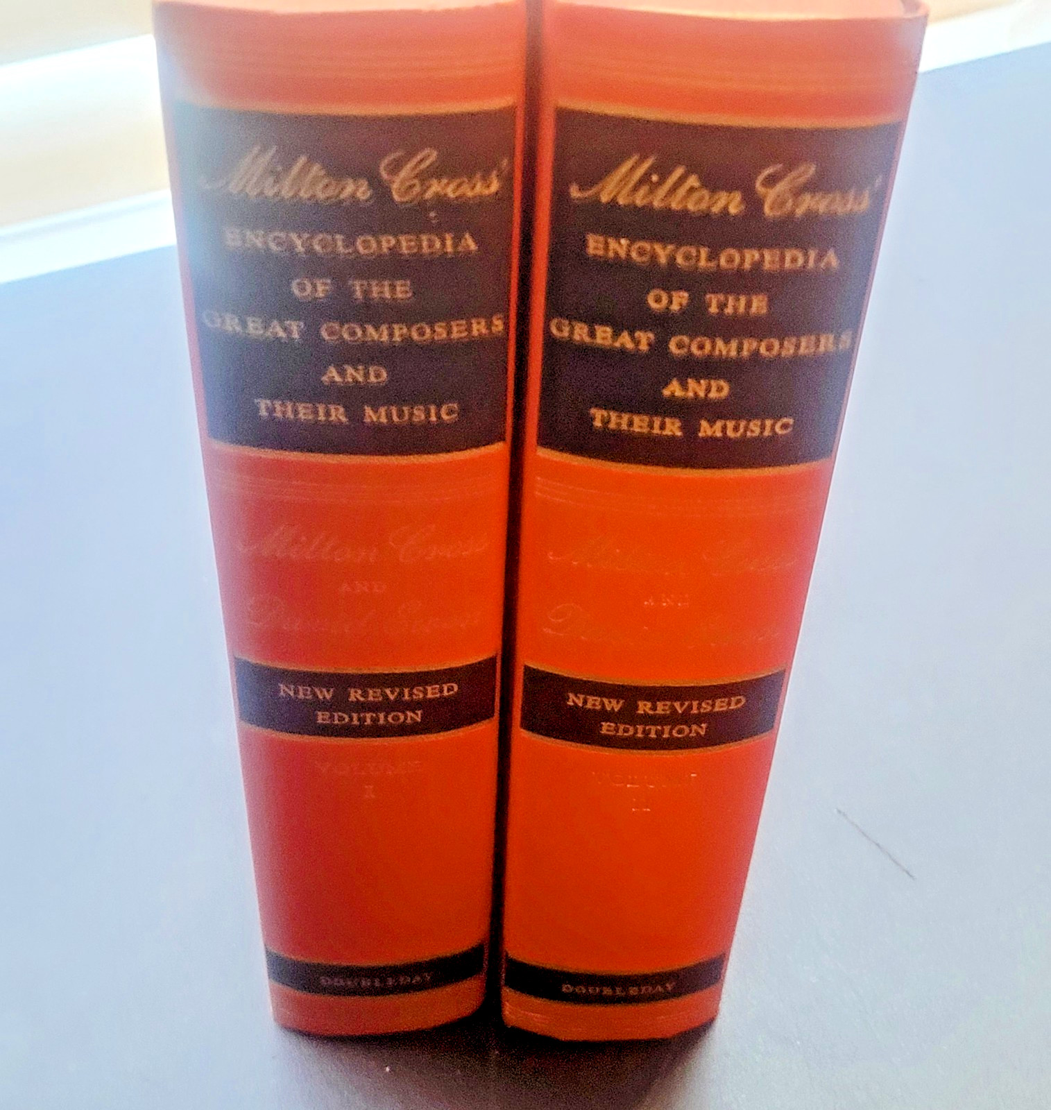 Milton Cross Encyclopedia of Great Composers & Their Music 1962 2 Volume Set HC