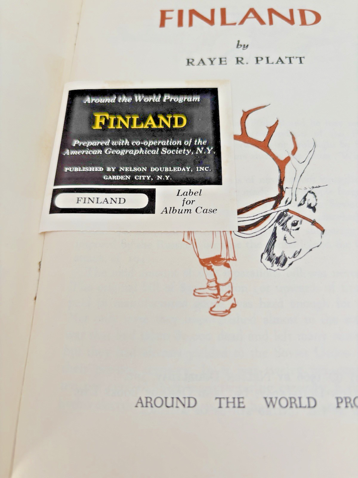 Vintage American Geographical Society Denmark & Finland guides