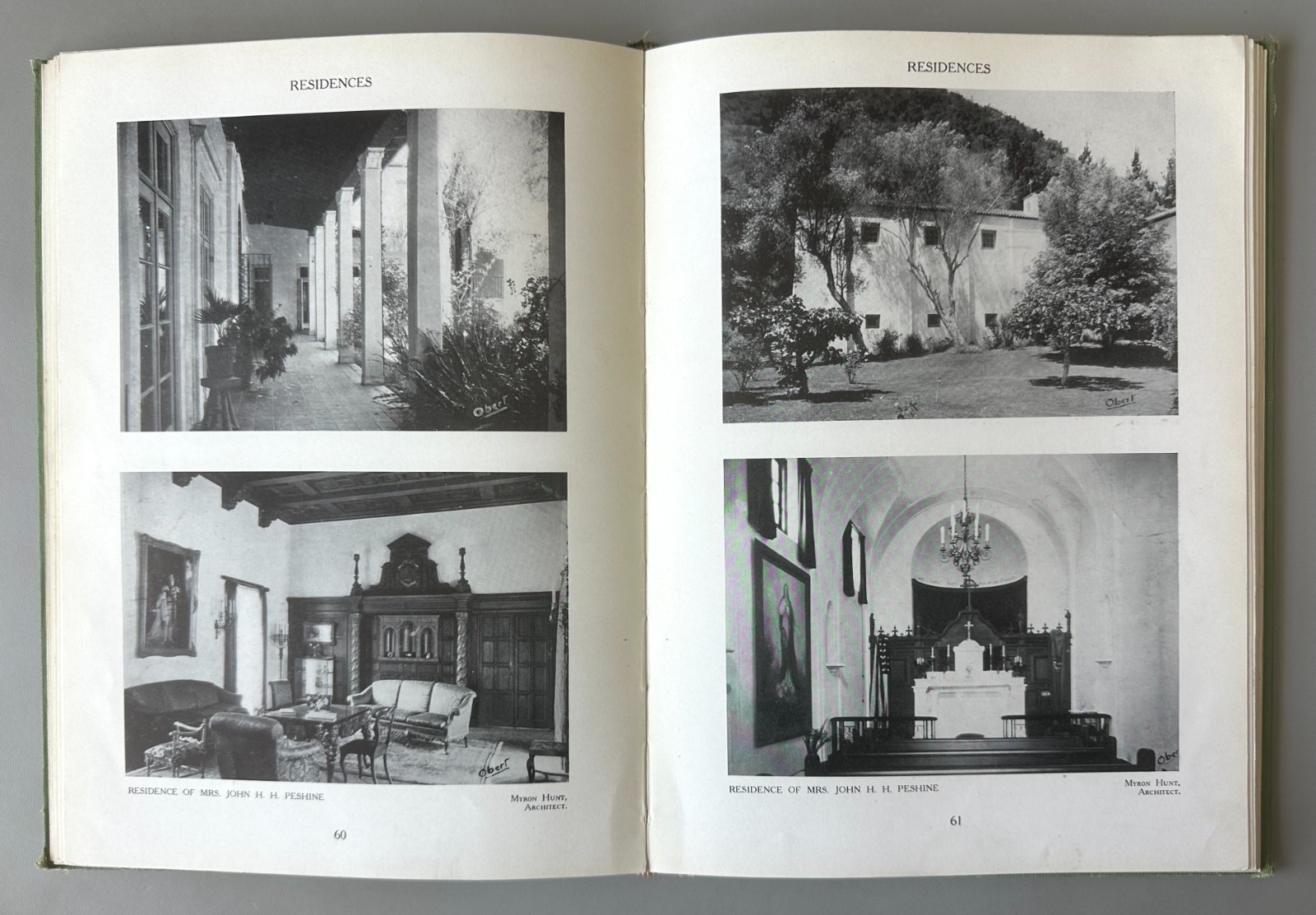 Californian Architecture in Santa Barbara STAATS, H. Philip 1929 1st Edition HC