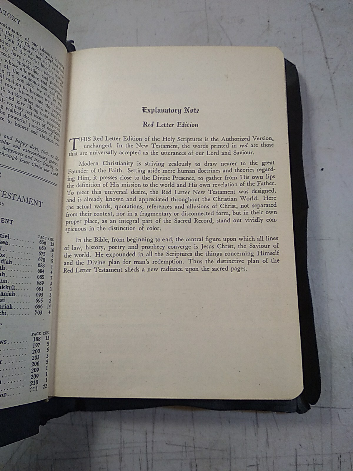 Vintage KJV Bible Red Letter Edition by Books, Inc., Publishers