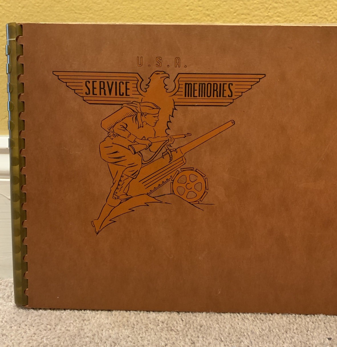 MILITARY SCRAPBOOK FORT LEWIS WA. STATE HOSPITAL VINTAGE 1940 WAR BOOK WITH PICS