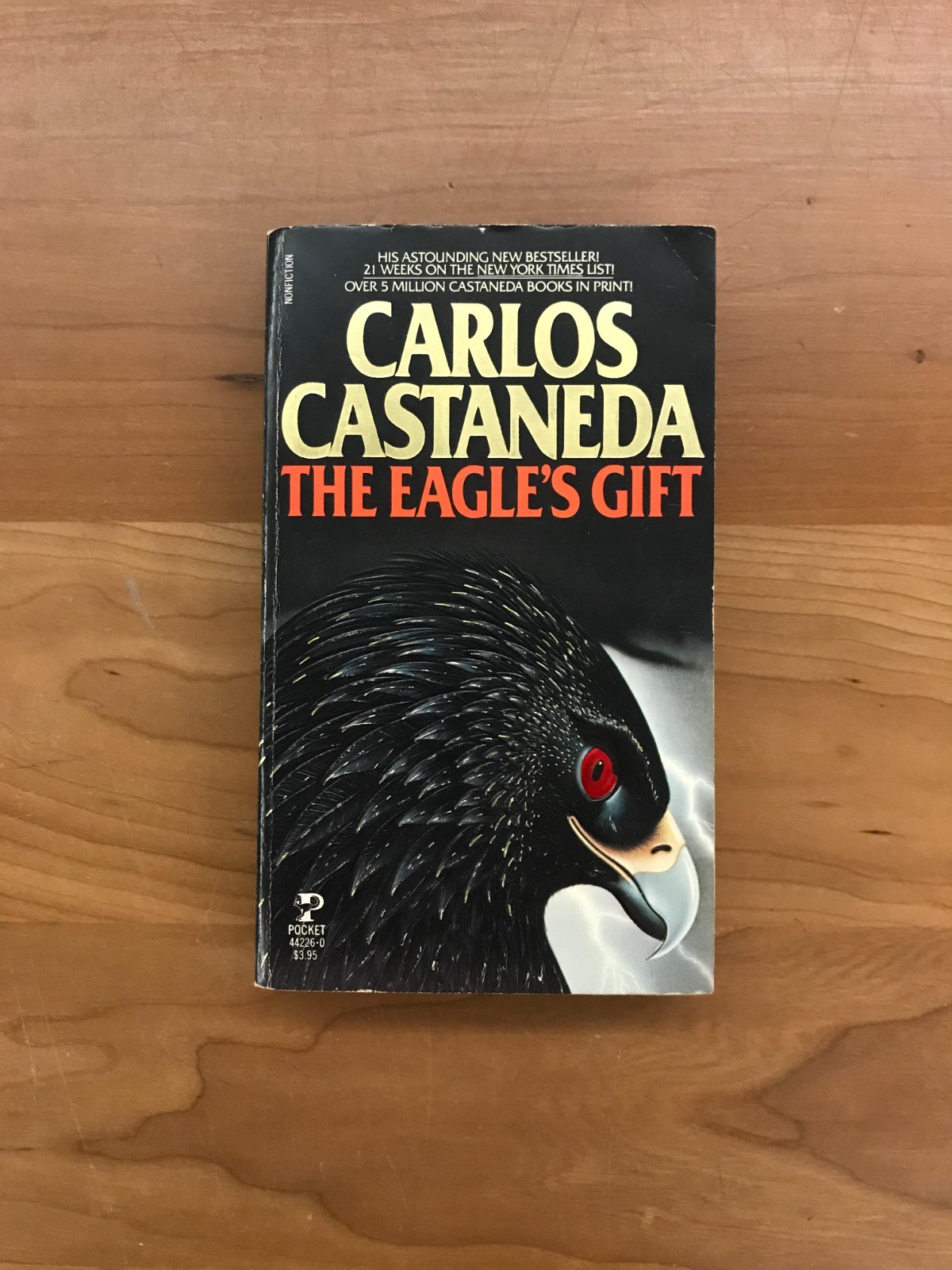 1982 The Eagle’s Gift by Carlos Castaneda Paperback Book