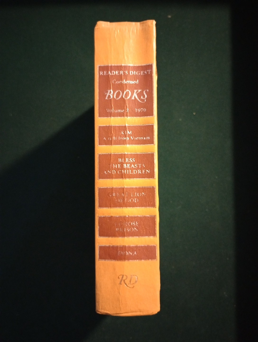 Reader’s Digest Condensed Books Volume 2 Spring 1970 Selections First Edition