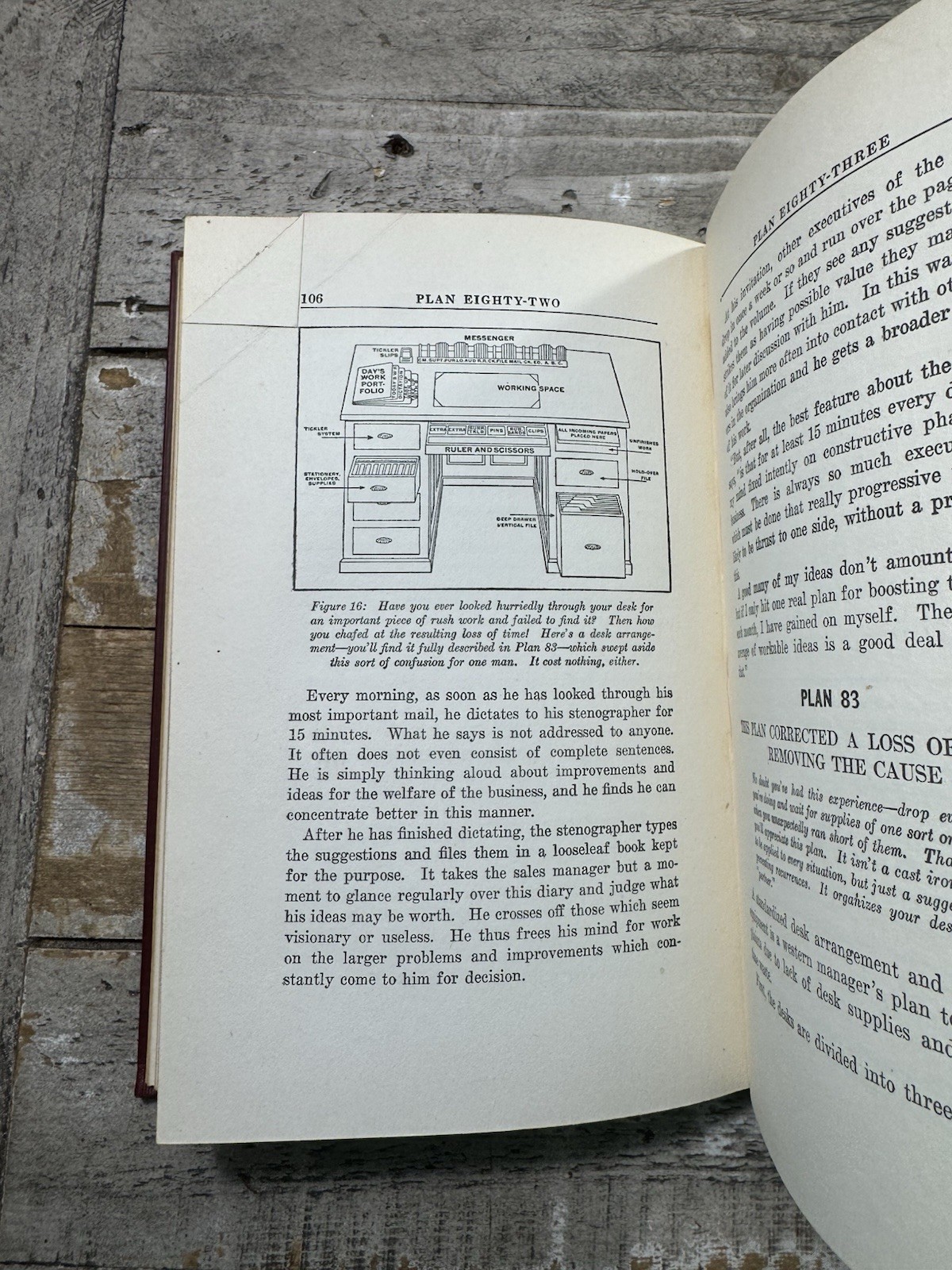 1918 Self-Help Book “114 Proved Plans to Save A Busy Man Time” Illustrated