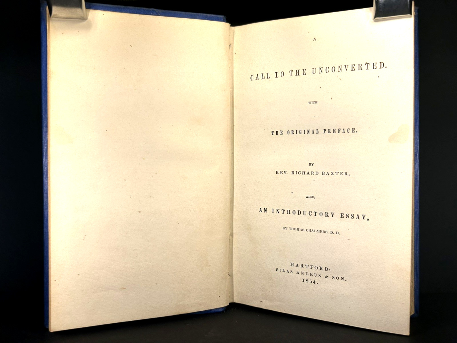 Antique Christian Classics-Richard BAXTER’S CALL & SAINTS’ EVERLASTING REST 1854