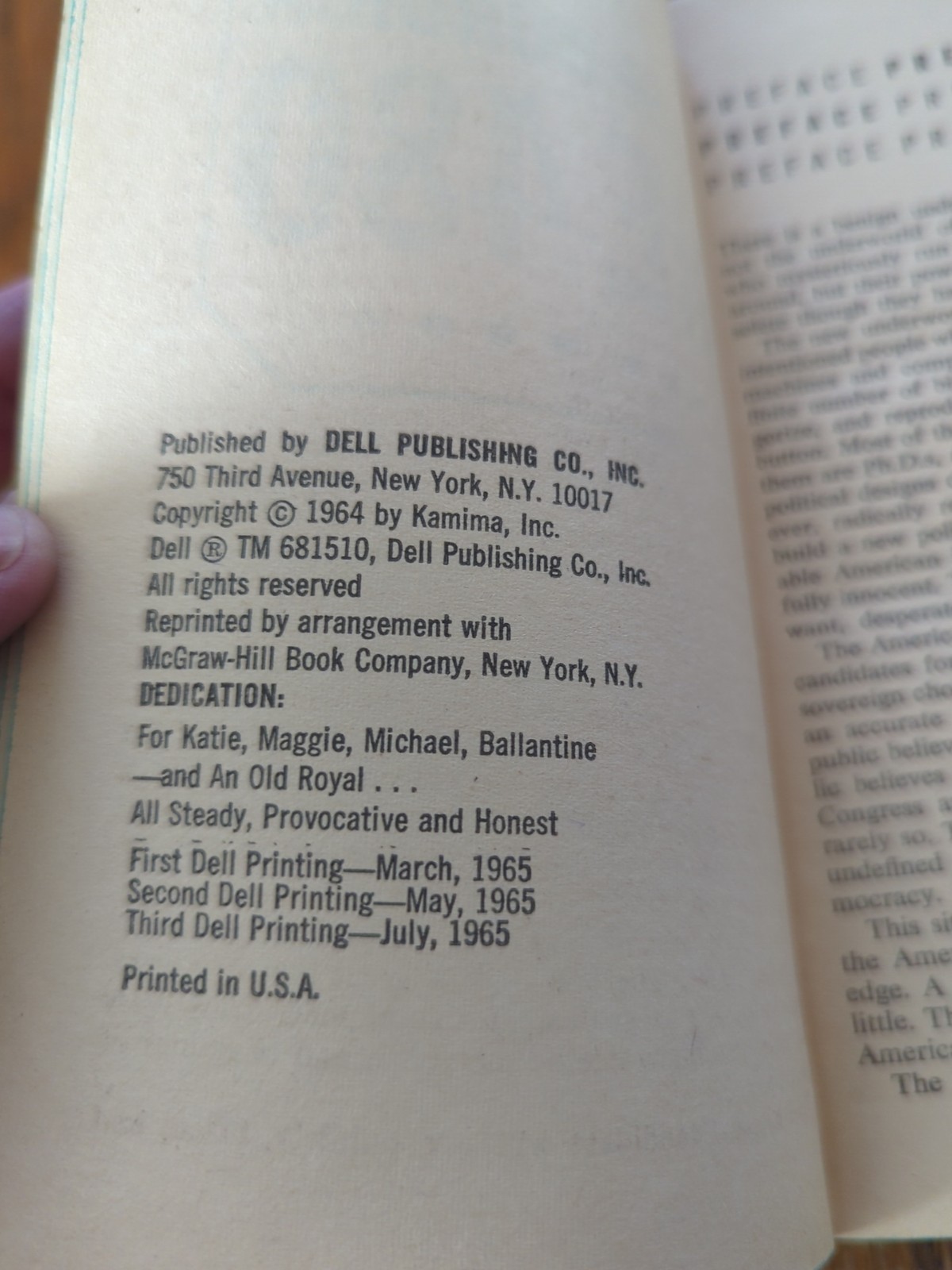The 480 Eugene Burdick Dell Paperback 1st Printing 1965