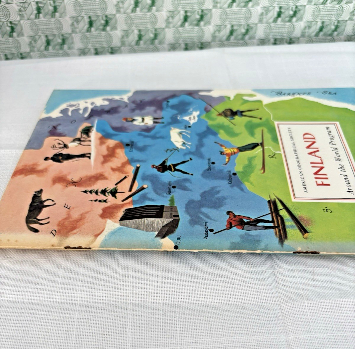 Vintage American Geographical Society Denmark & Finland guides