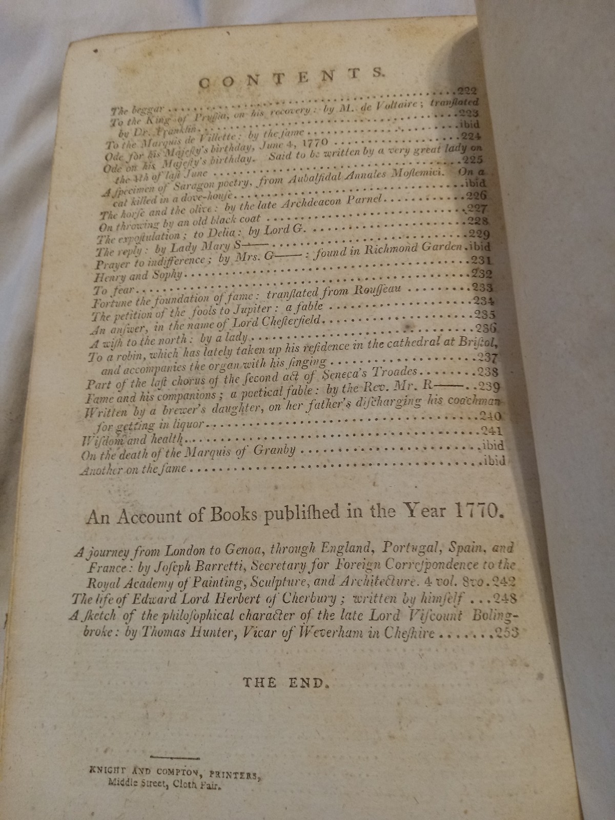 The Annual Register For The Year 1770 History Politics And Literature