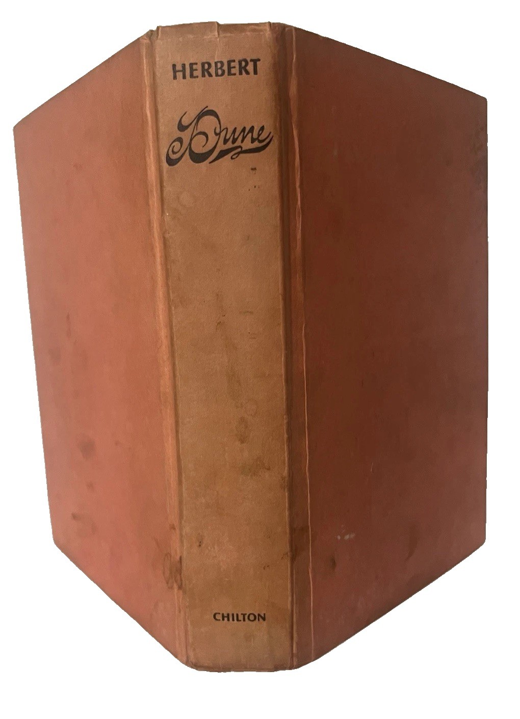 DUNE Frank Herbert-1965 Chilton Book Gutter Code R45 Facsimile BCE DustJacket