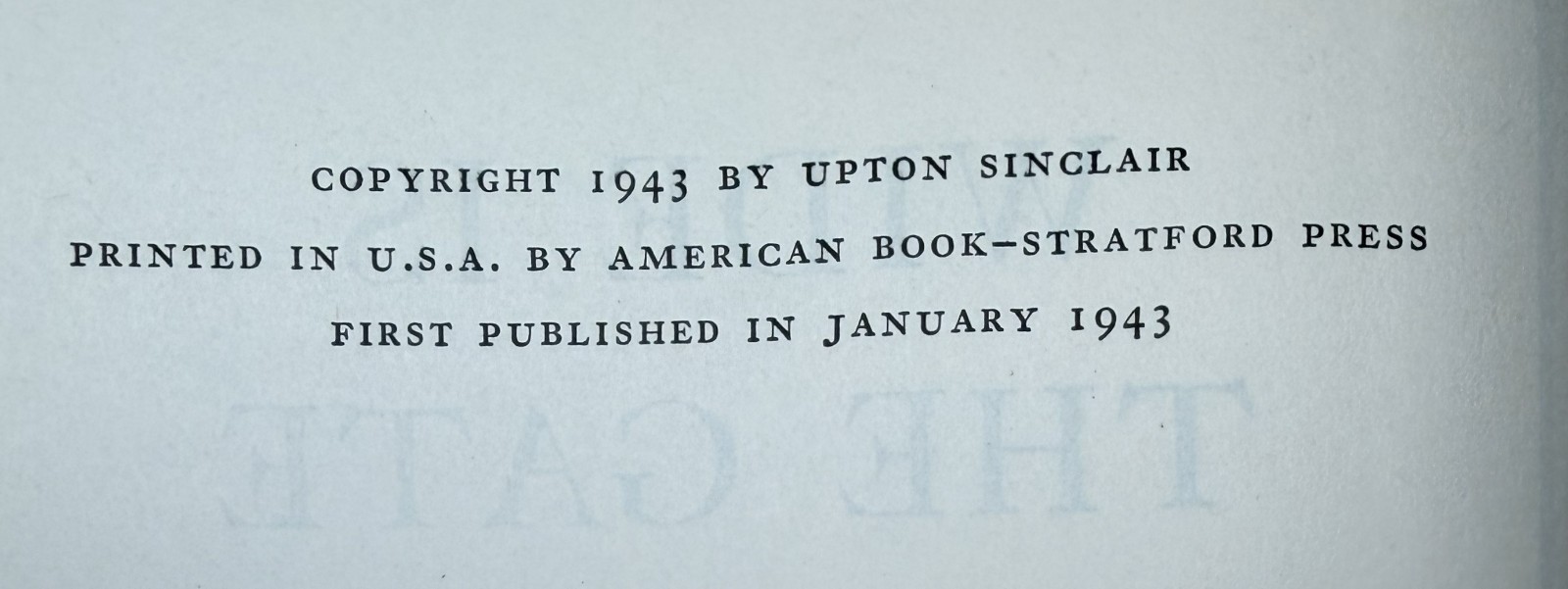Set of 6 Upton Sinclair Lanny Budd Series 1940-1946 HC 1st Eds The Viking Press