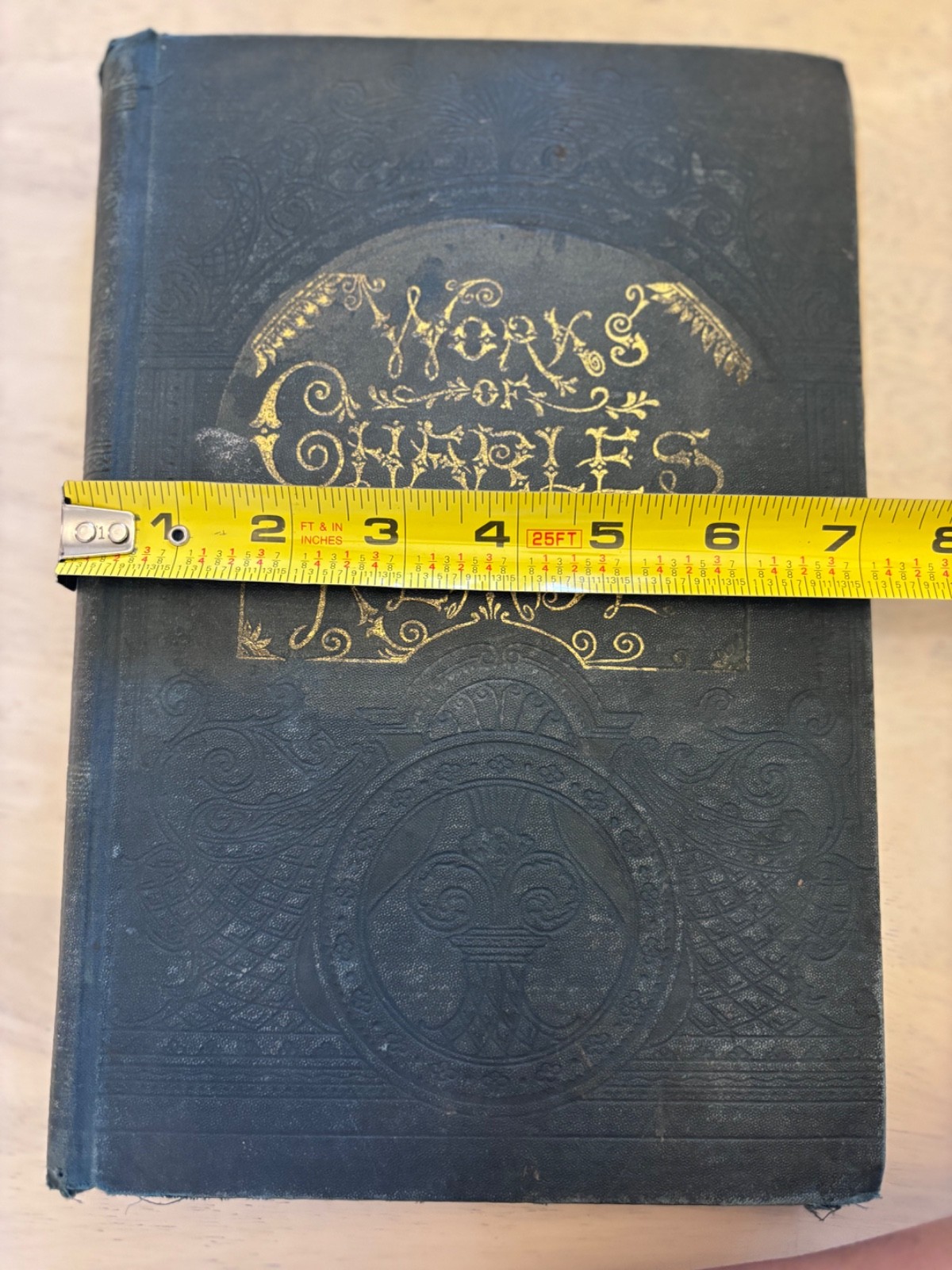 The Works of Charles Reade Antique 1895 Vol 4 Victorian Library Decor Gothic