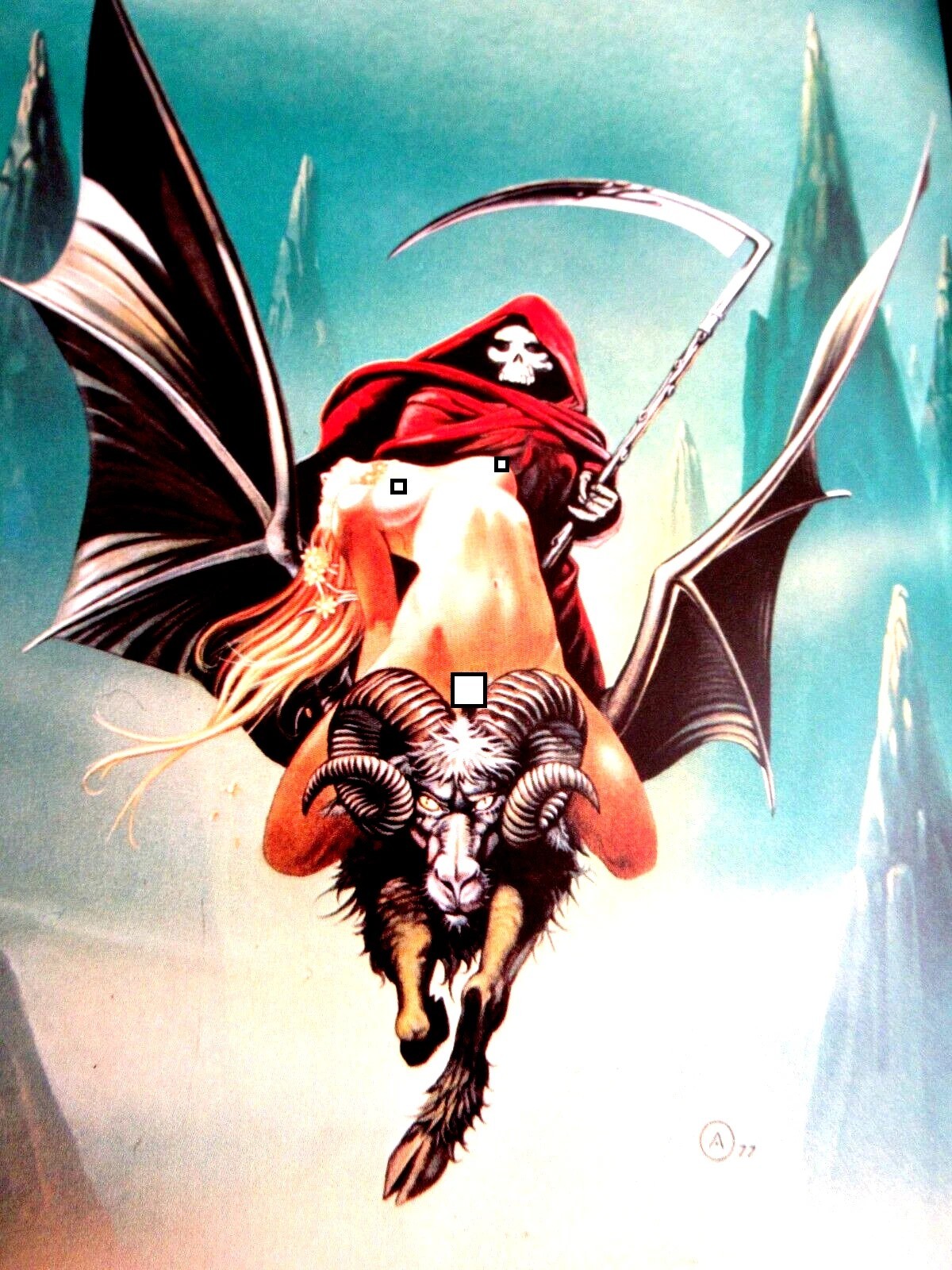 CHRIS ACHILLEOS “BEAUTY AND THE BEAST” ~ (1978) ~ ** FANTASY / EROTIC ART** #74