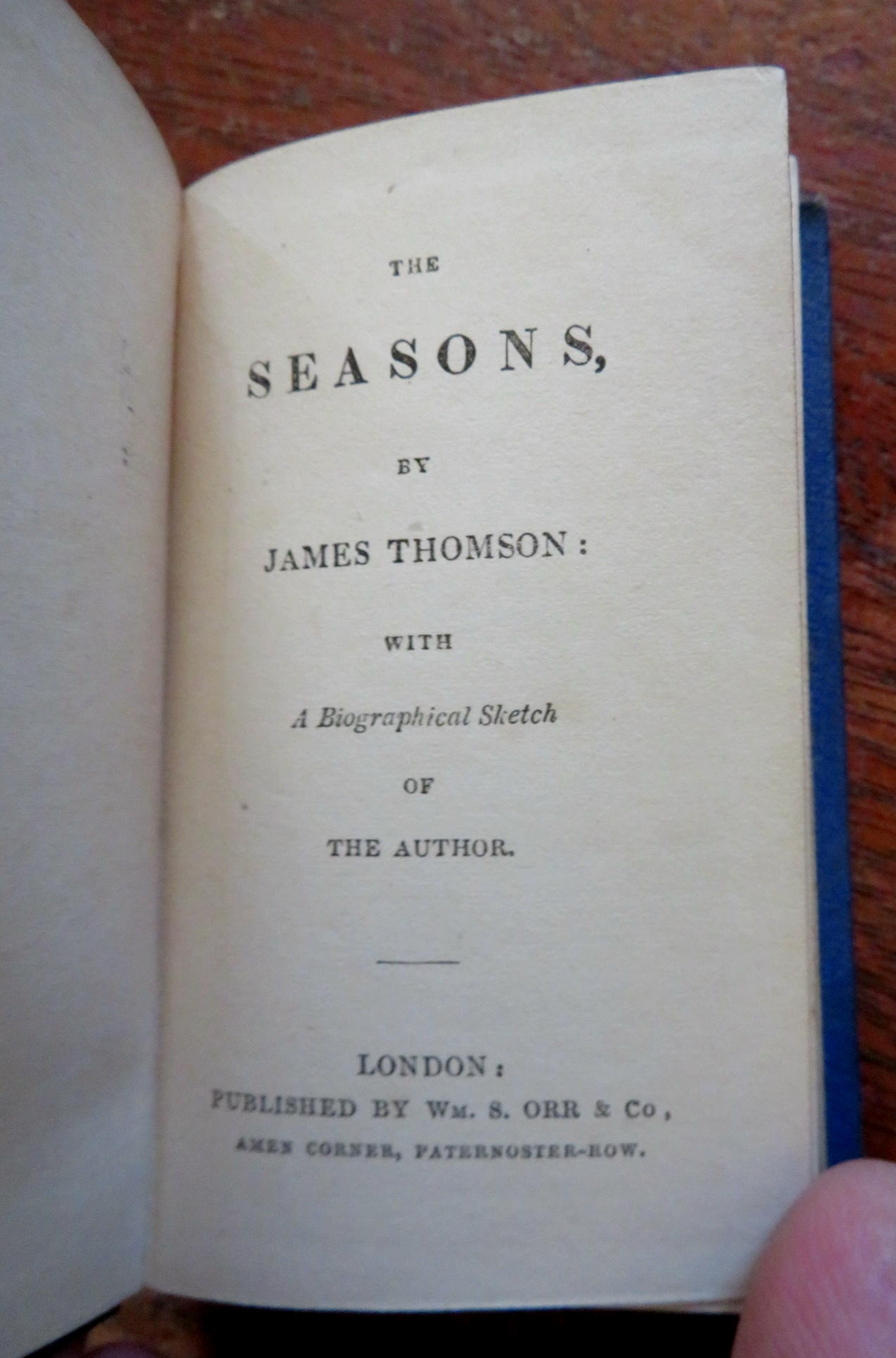 Thomson Bloomfield Sterne Butler Poems c. 1851 miniature scarce 3 vol. set