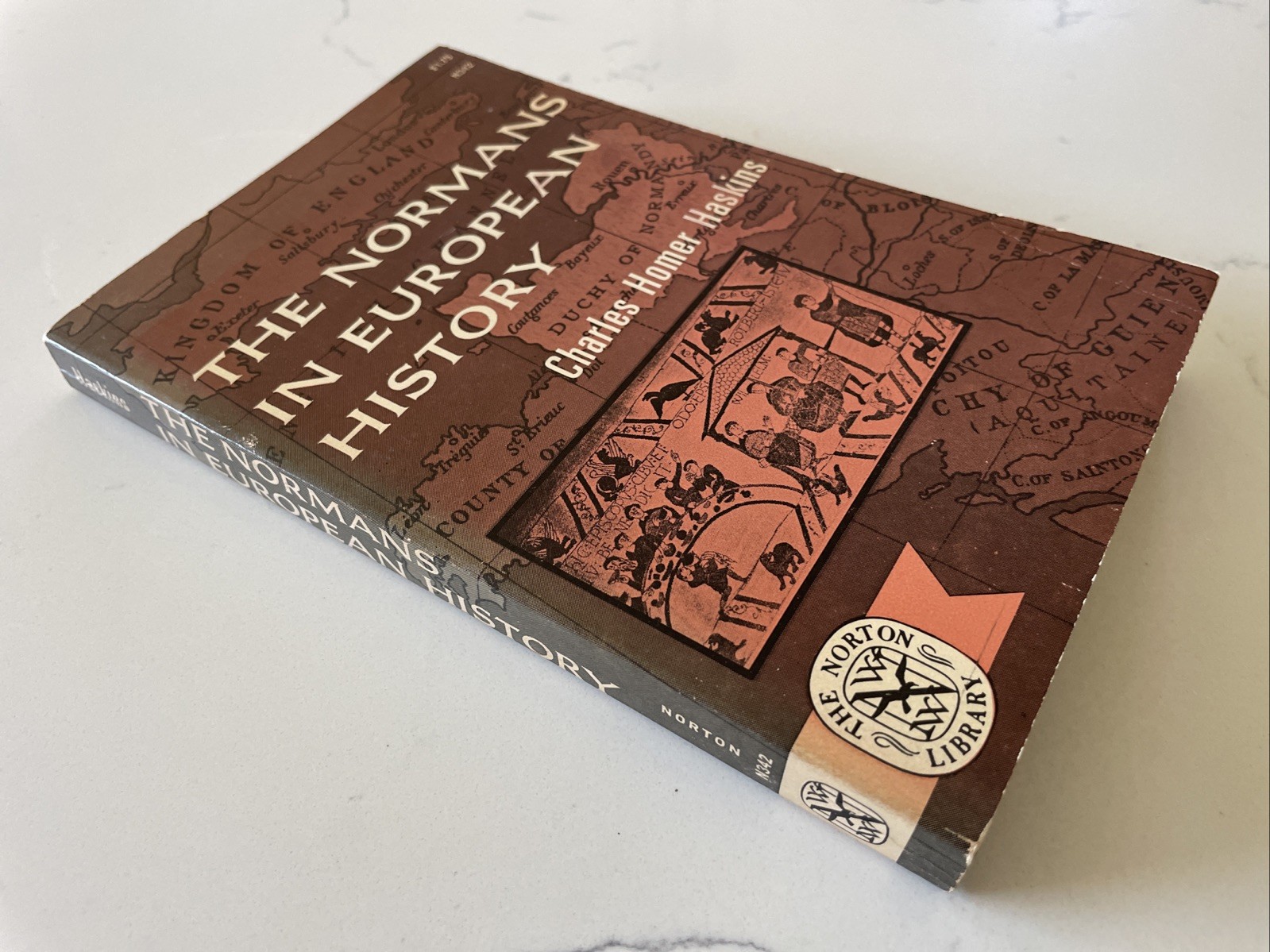 The Normans in European History by Charles Homer Haskins (1966 Norton PB VTG)