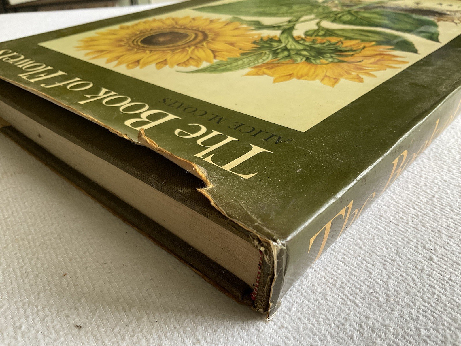 Collectable Vintage The Book of Flowers by Alice M. Coats. Large H/B Book, 1973