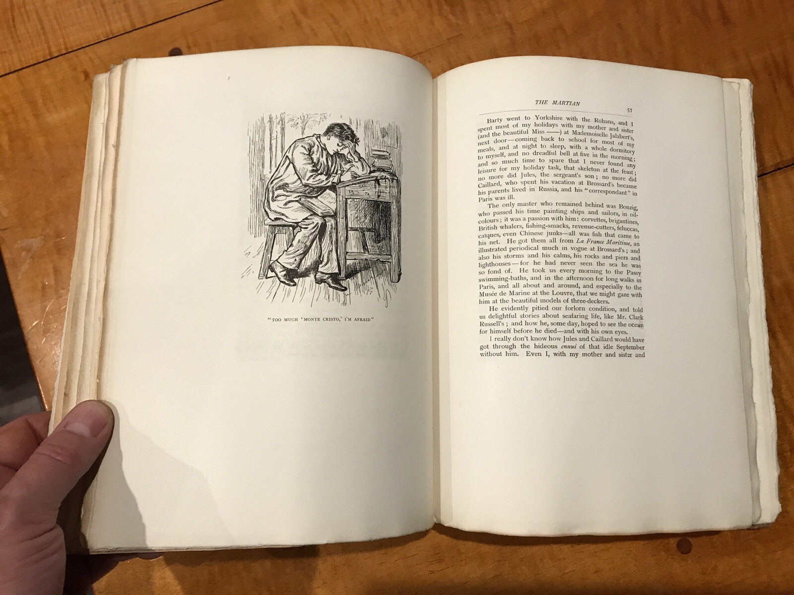 THE MARTIAN George Du Maurier 1st Edition LONDON 1898 #131/250 ANTIQUE Book Huge