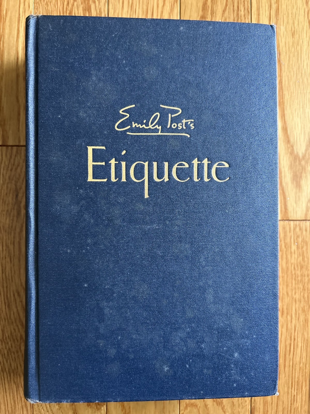 Vintage: EMILY POST’S ETIQUETTE, 1955 Funk & Wagnalls Ninth Edition, 82nd HC VG