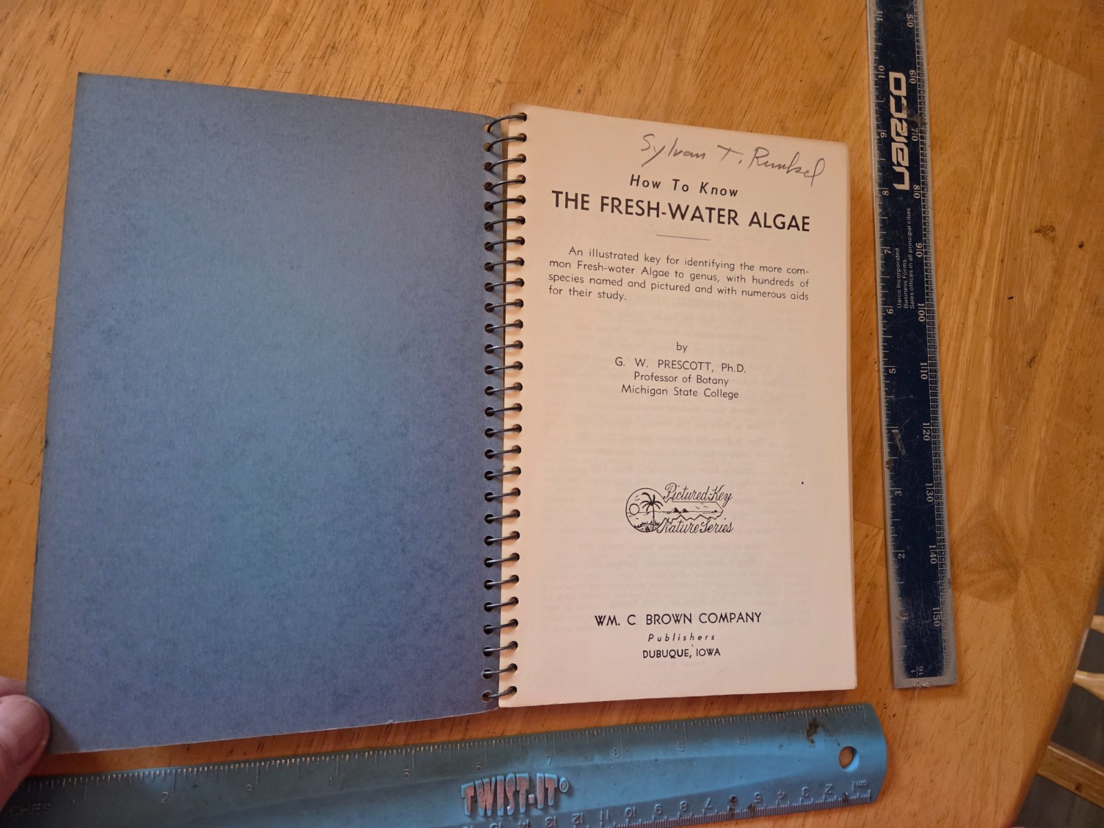 How to Know the Fresh-Water Algae by G. W. Prescott (1954, Spiral Paperback)