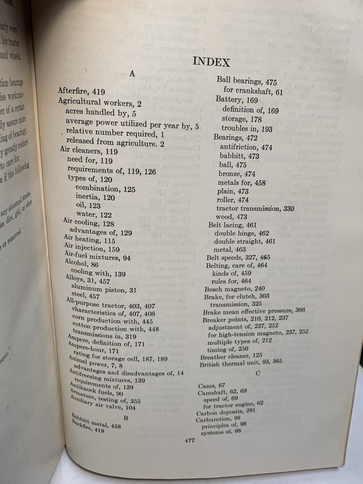 1938 2ND EDITION FARM GAS ENGINES & TRACTORS by Fred R. Jones, M.S. McGraw Hill