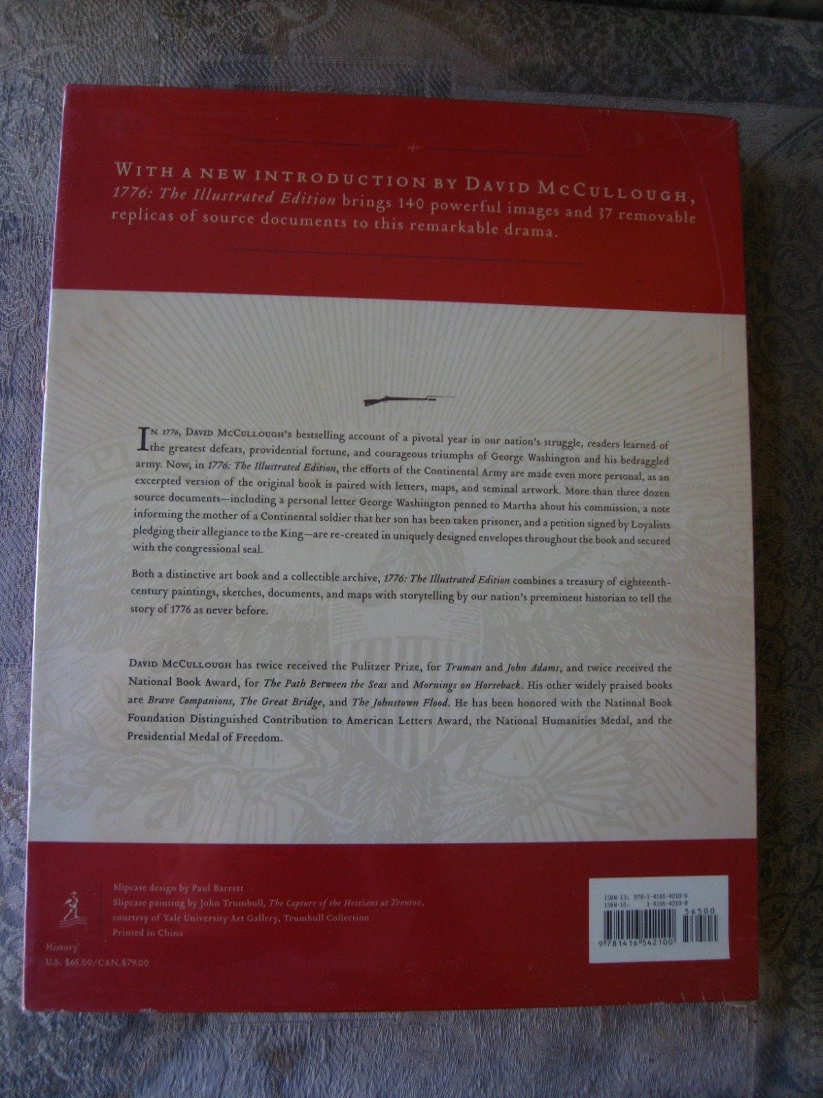 David McCullough – 1776 – 2005 Illustrated Edition – hardcover, slip-case