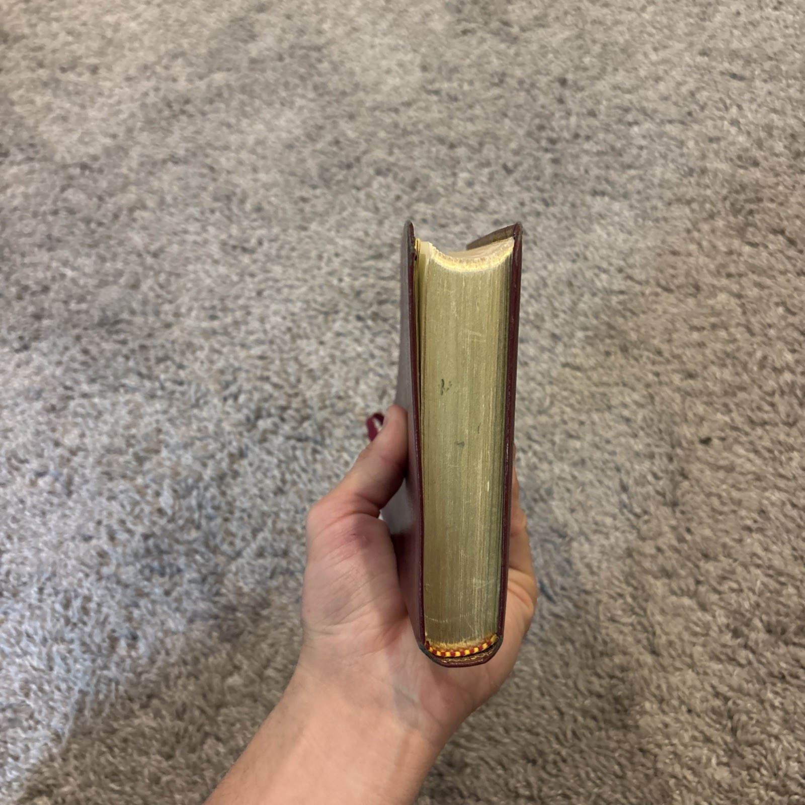 1972 Genuine Leather Holy Bible Reference Edition 485BG Nelson KJV King James