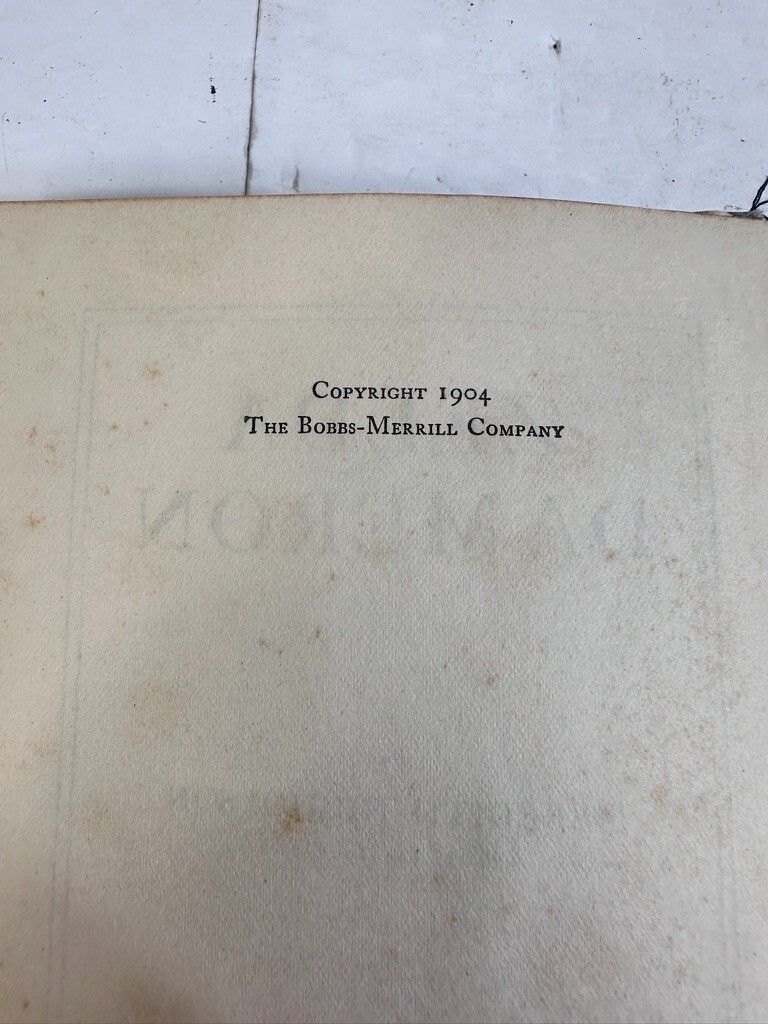 Zelda Dameron by Meredith Nicholson – 1904 Complete 1st Edition Bobbs-Merrell HC