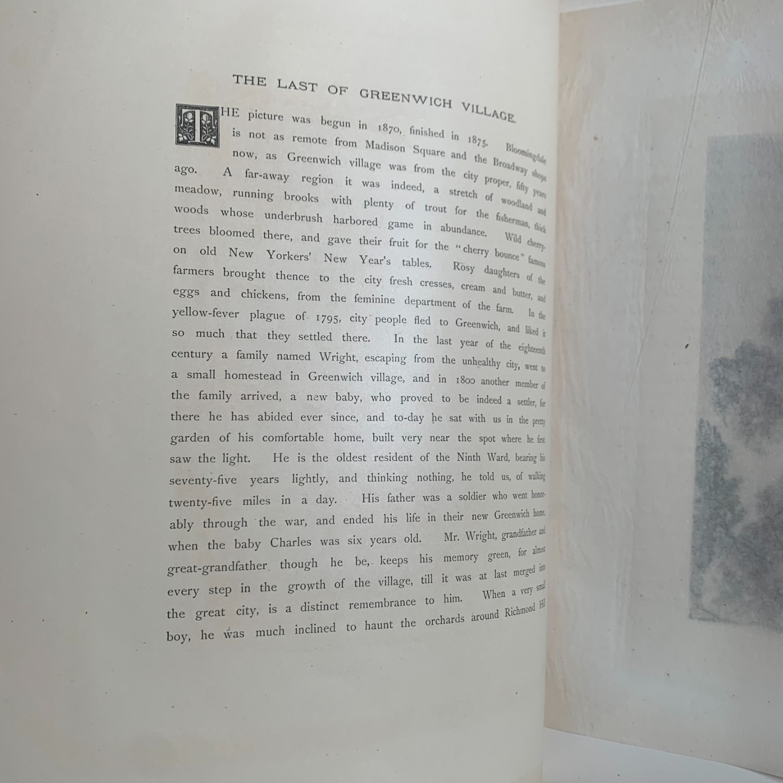 1875 Old New York From Battery to Bloomingdale Etchings Manhattan
