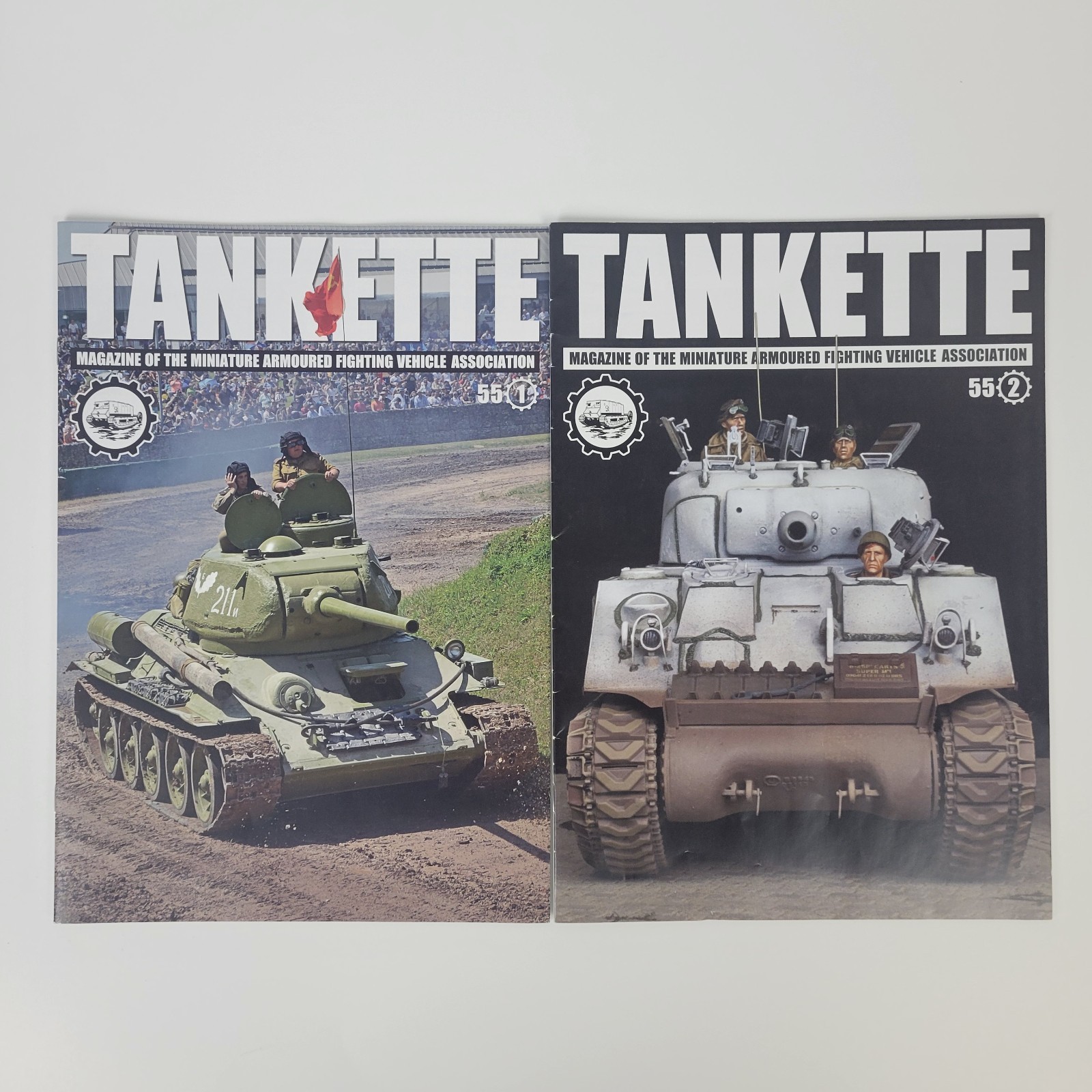 2019-2020 Tankette Miniature MAFVA Magazine~Complete Volumes 54-55~Lot of 12