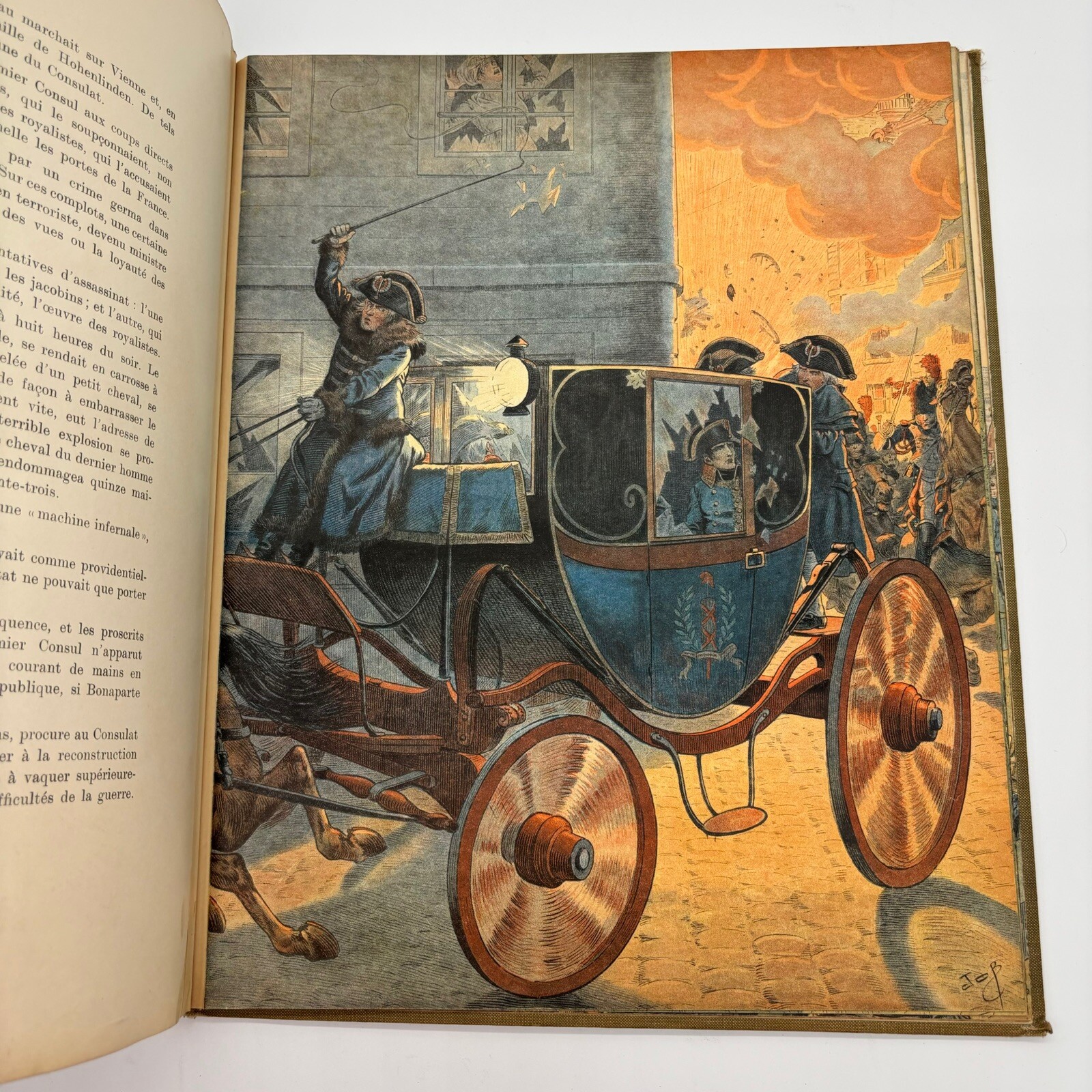 Bonaparte by Georges Montorgueil Antique Decorated Cloth Paris France Book 1910